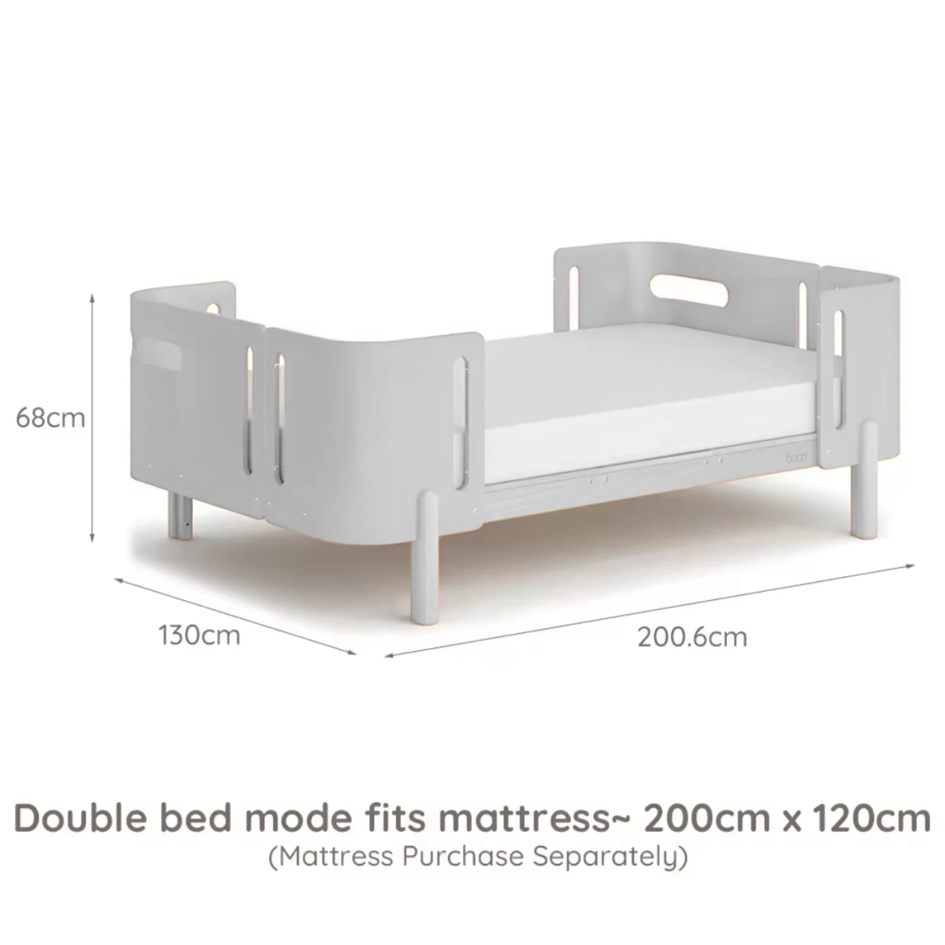 Boori Nova Kids Long Junior Global Double Bed, Cherry