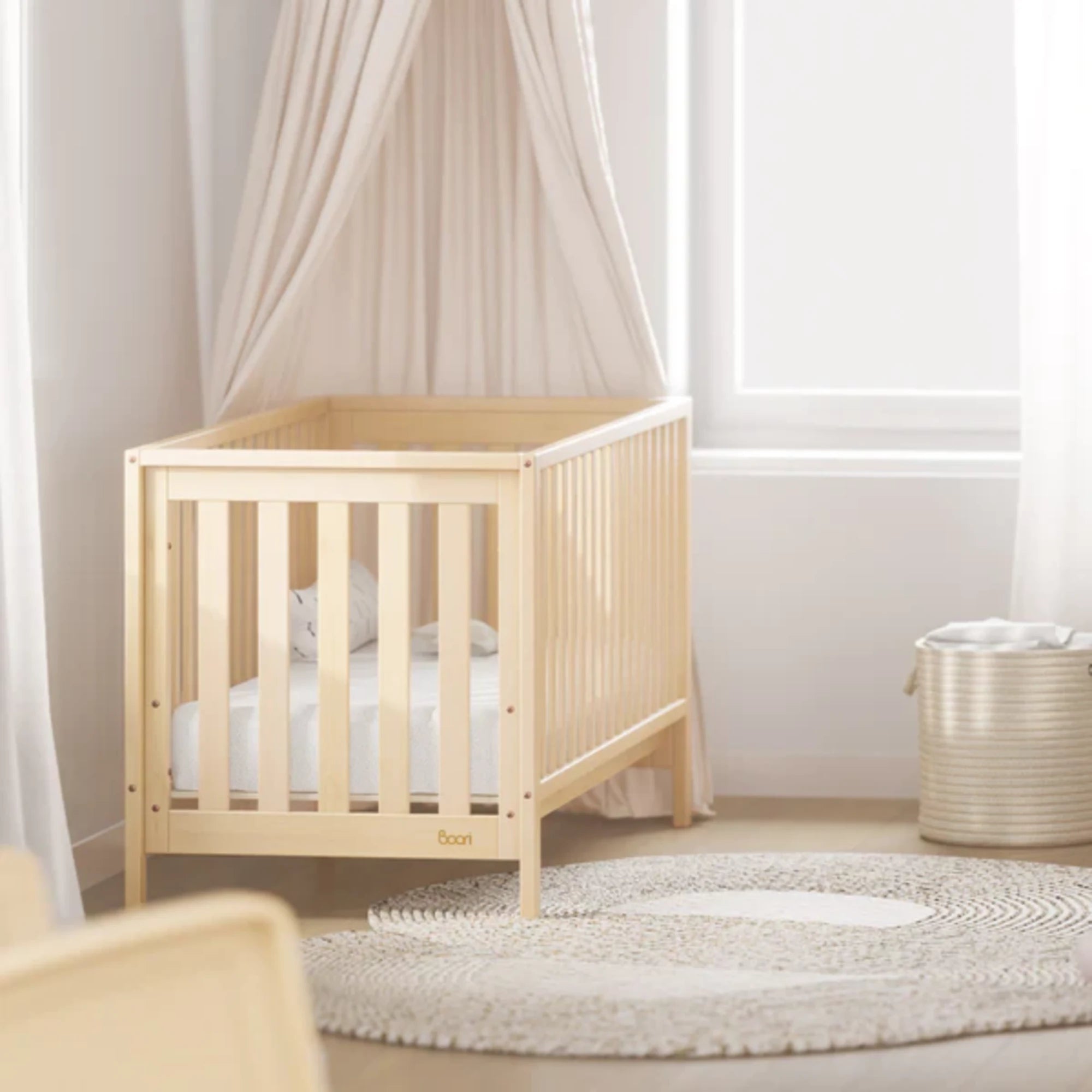 Boori Oslo Kids Baby Cot, Almond