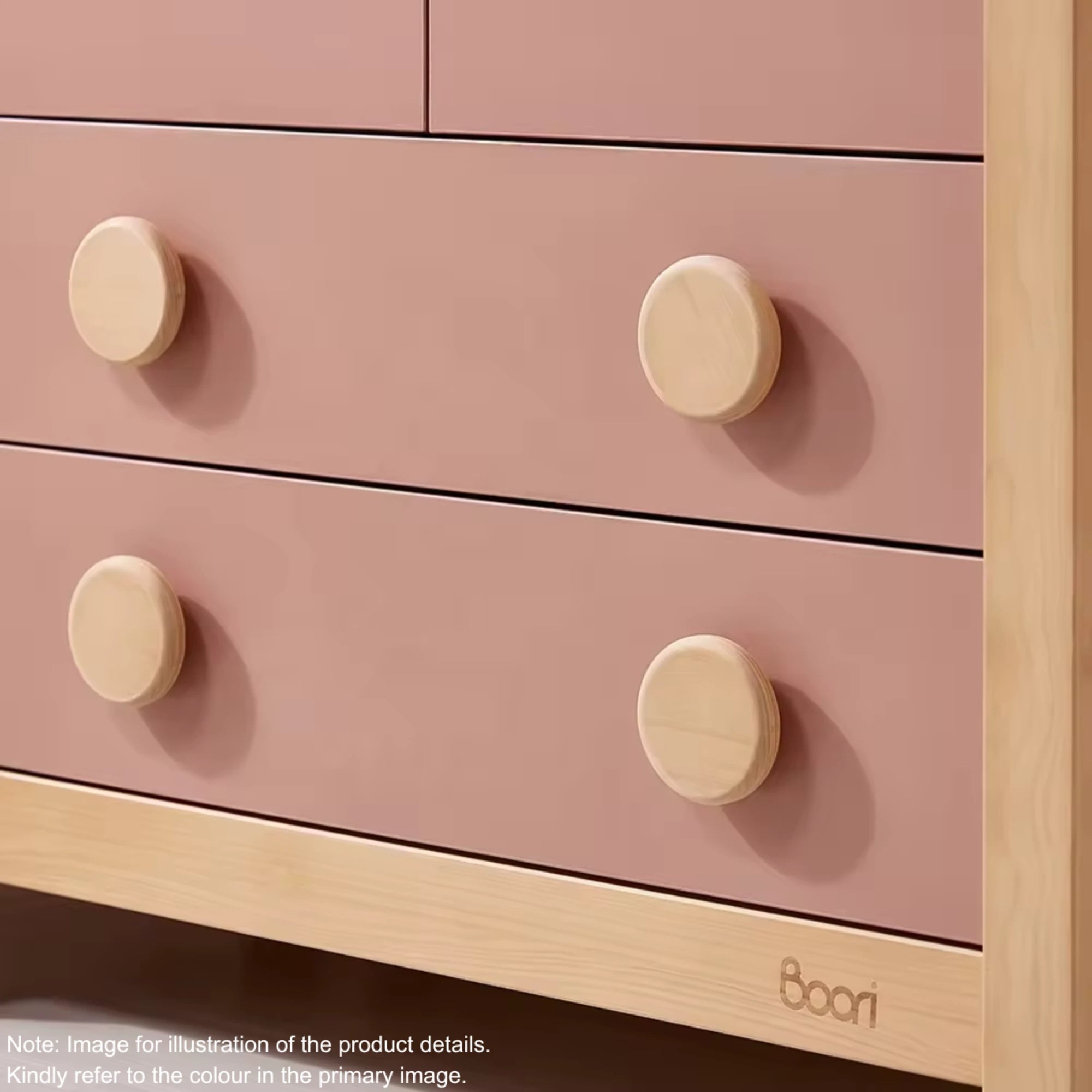 Boori Tidy Kids 2 Door Wardrobe With 2 Drawers, Barley