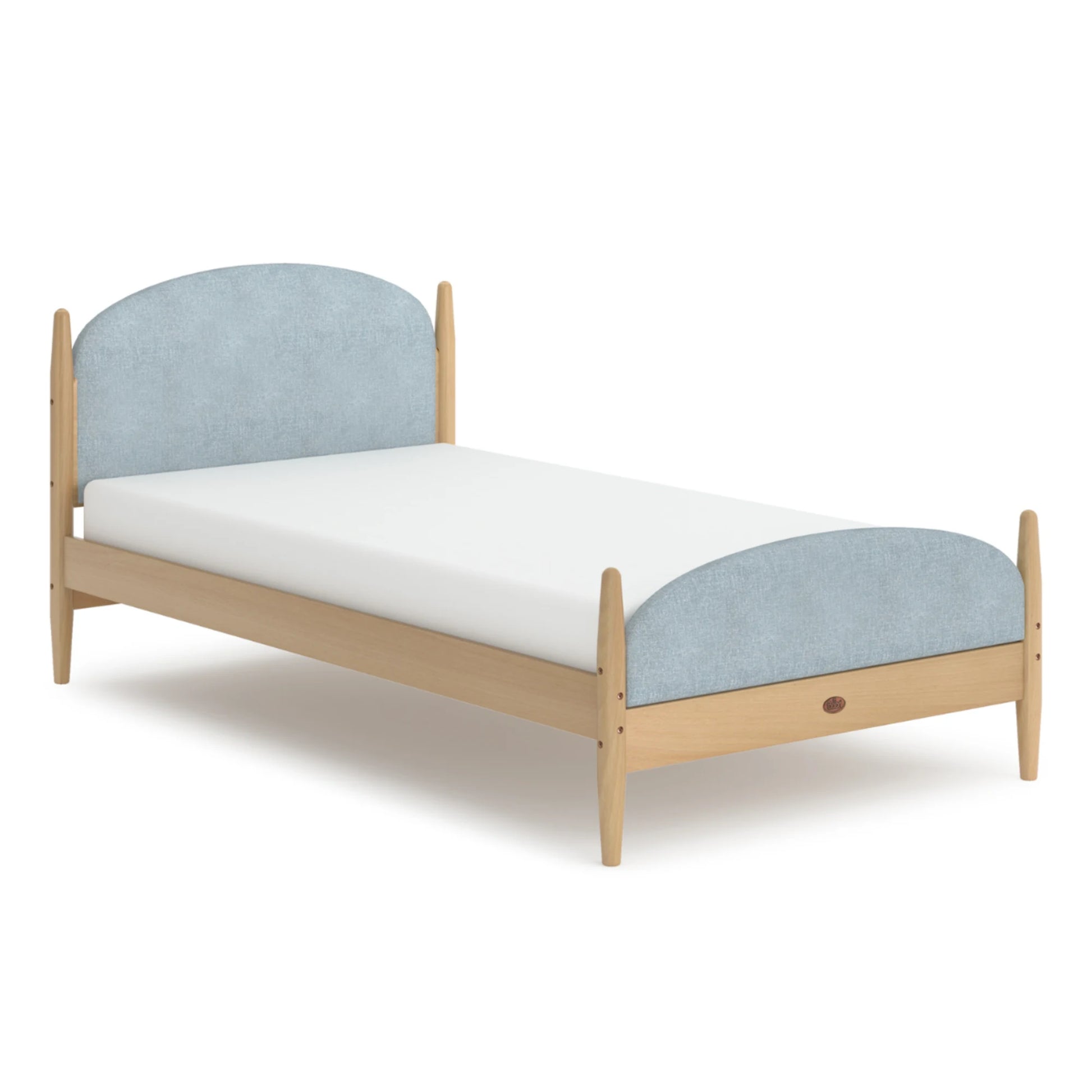 Boori Yarra Kids NZ King Single Bed with Fabric Covers, Blueberry