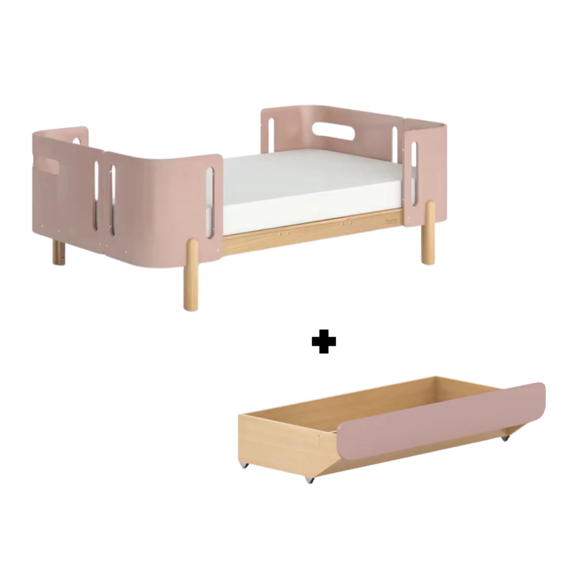 Boori Nova Kids Long Junior Global Double Bed with Drawer, Cherry