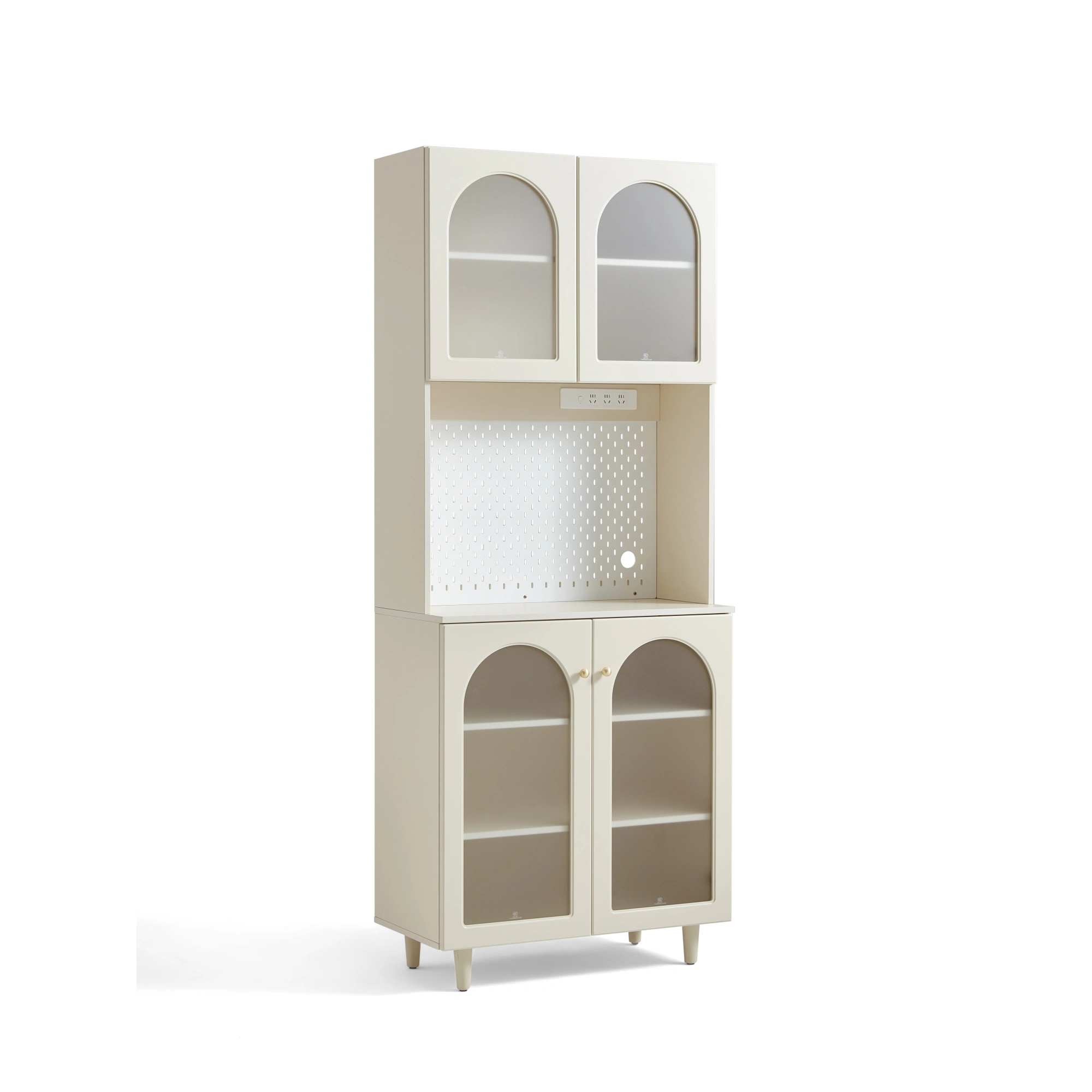 Linspire Contoura Sideboard with Glass Door, 80cm