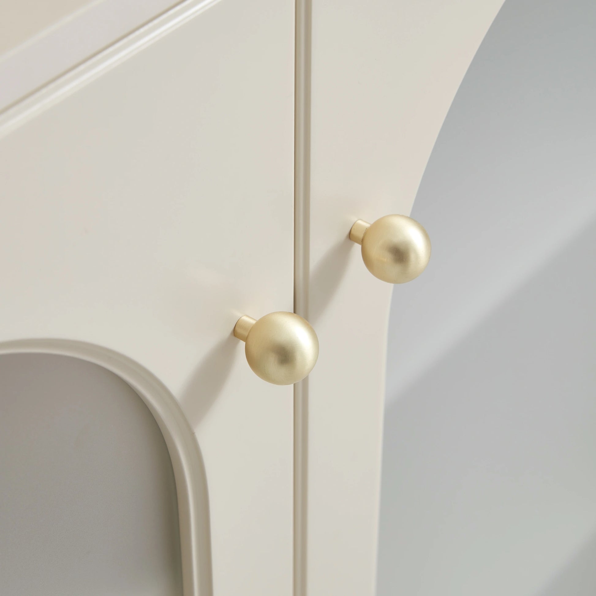 Linspire Contoura Sideboard with Glass Door, 80cm