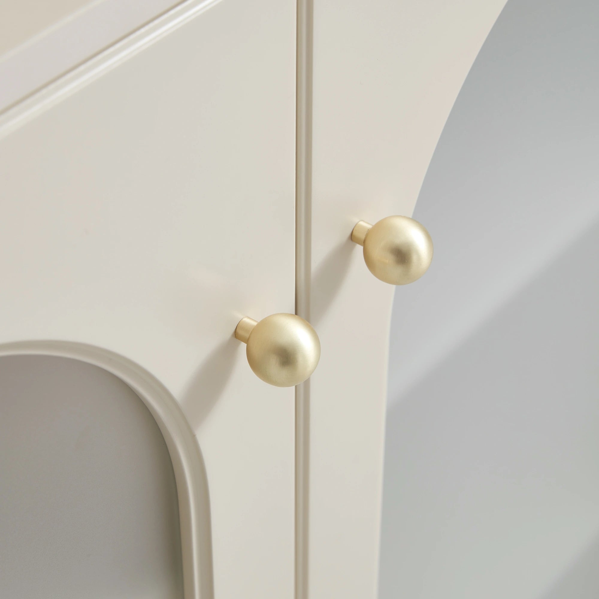 Linspire Contoura Sideboard with Glass Door, 80cm