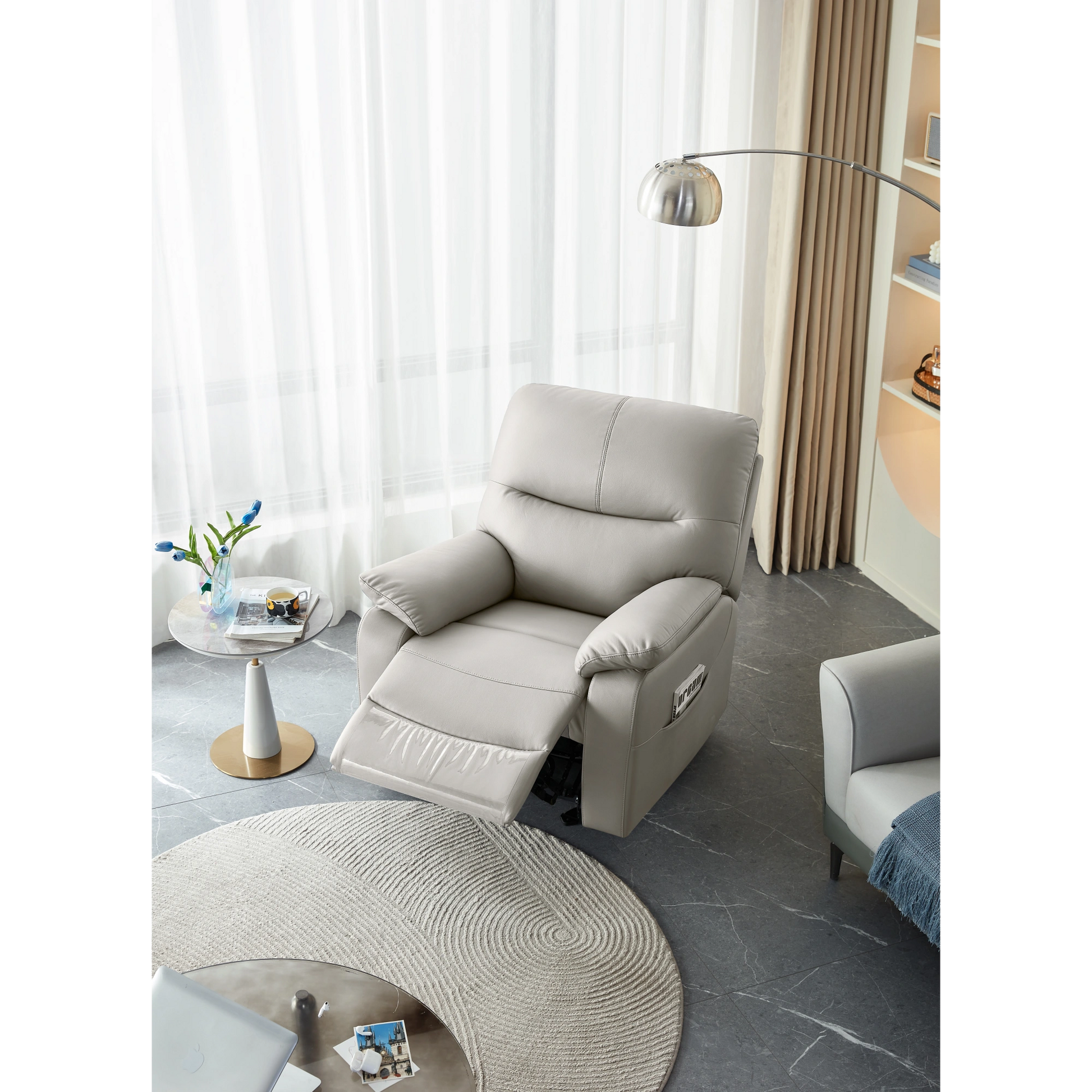 Linspire Arcane Recliner Chair, Grey