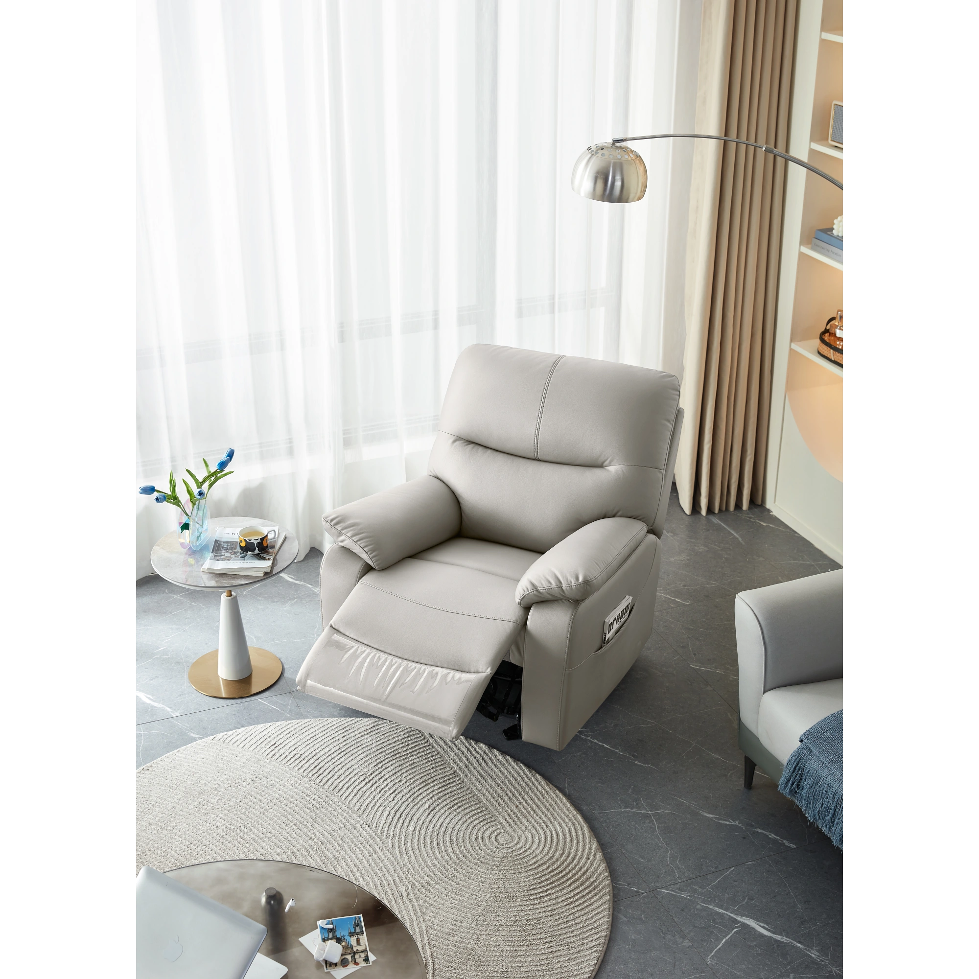 Linspire Arcane Recliner Chair, Grey
