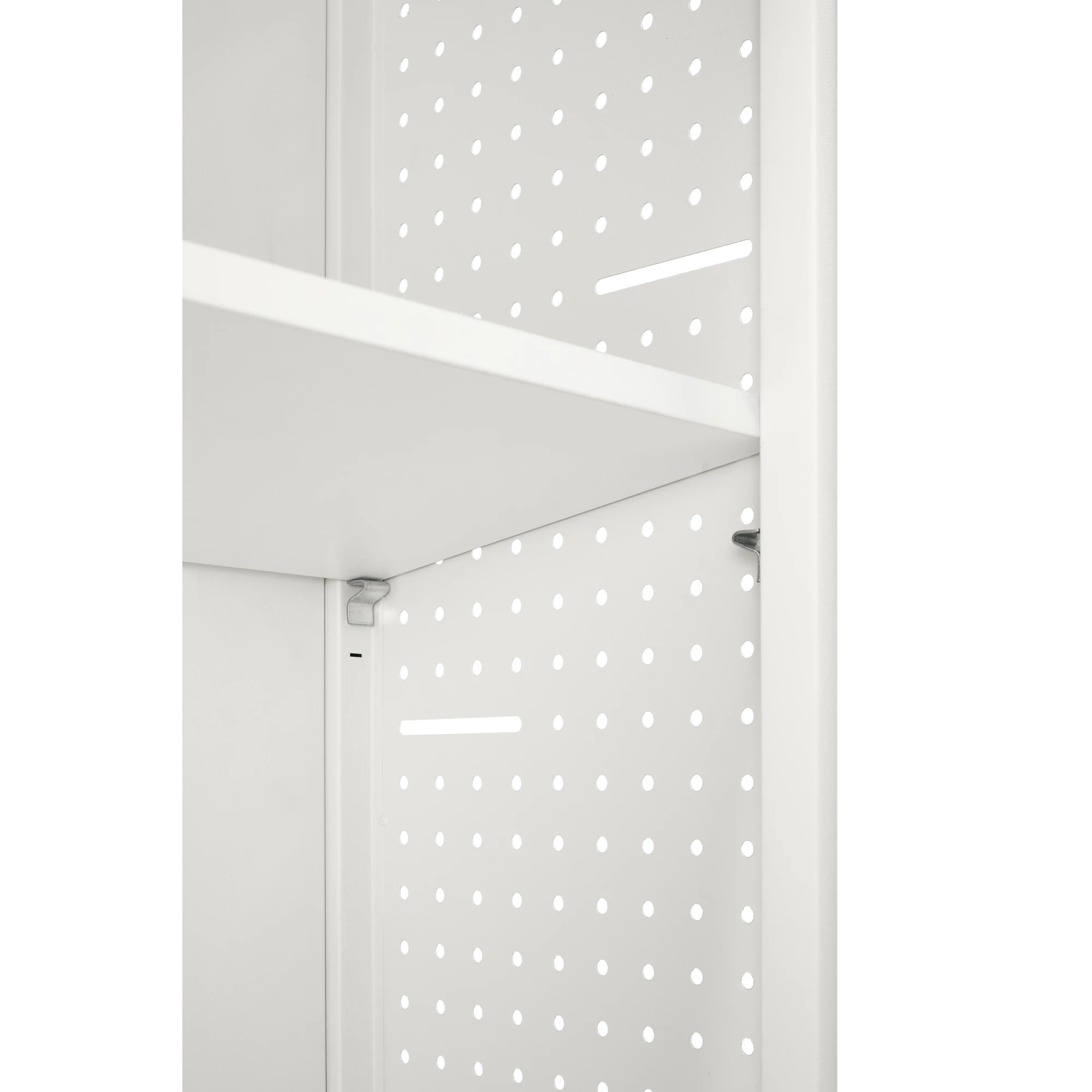 Linspire Ascend Desk with Shelves, White