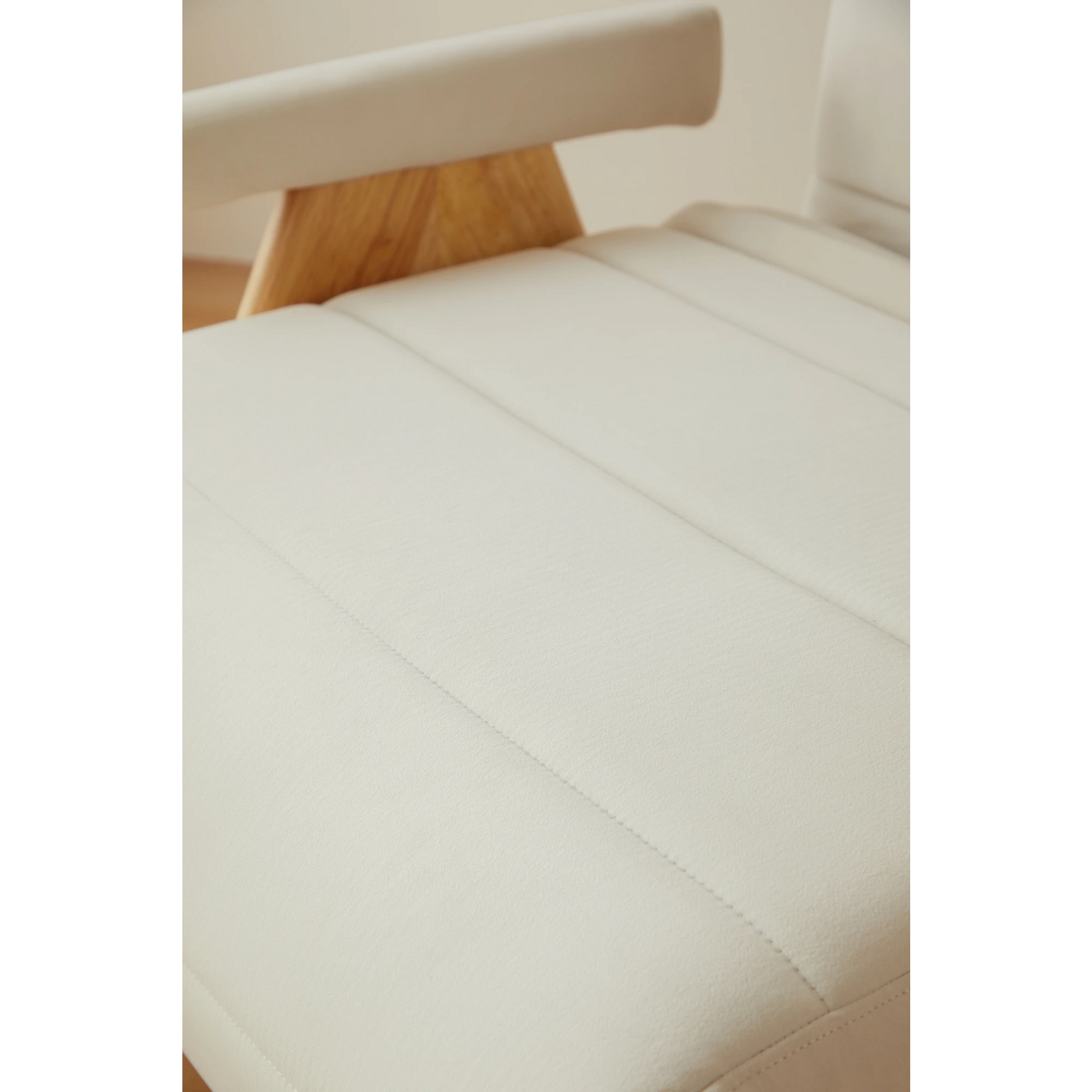 Linspire Aura Foldable Lounge Chair, White