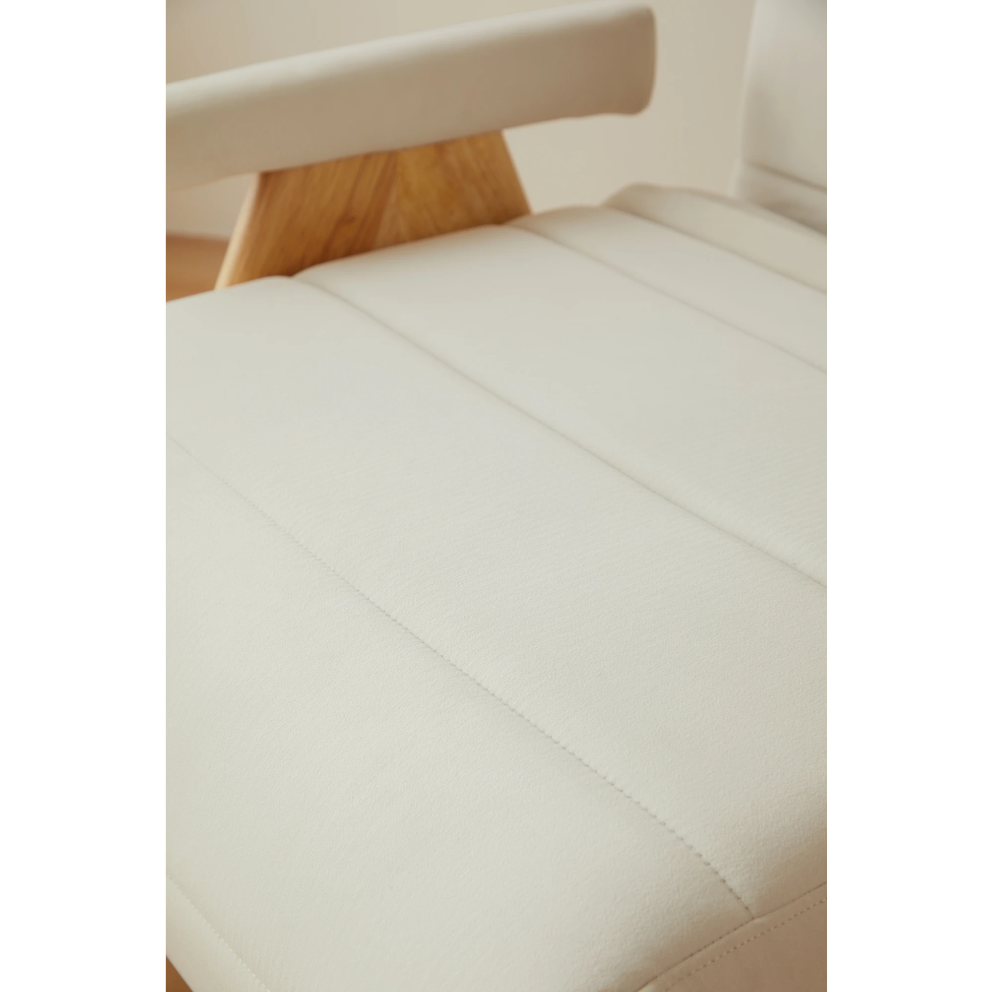 Linspire Aura Foldable Lounge Chair, White