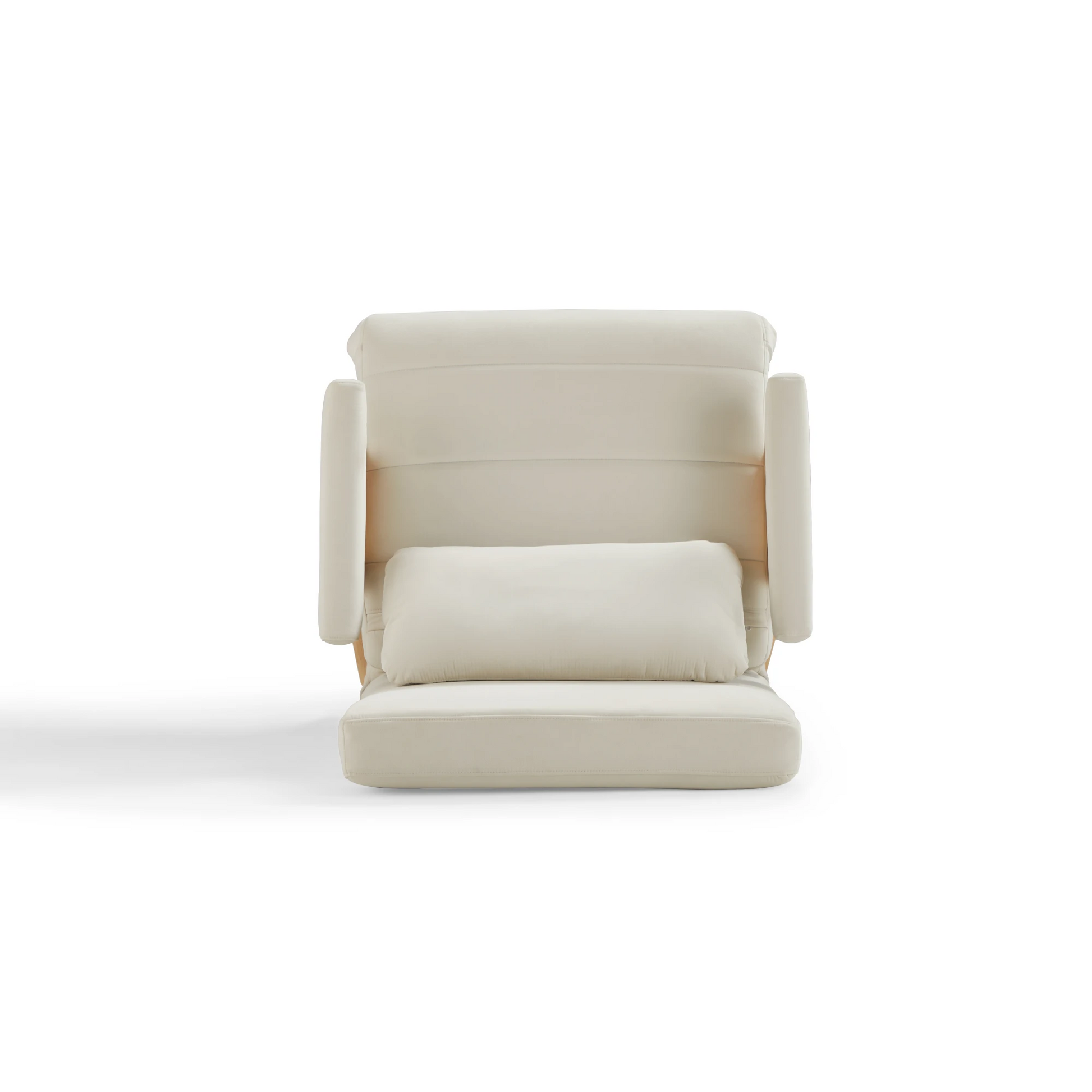 Linspire Aura Foldable Lounge Chair, White