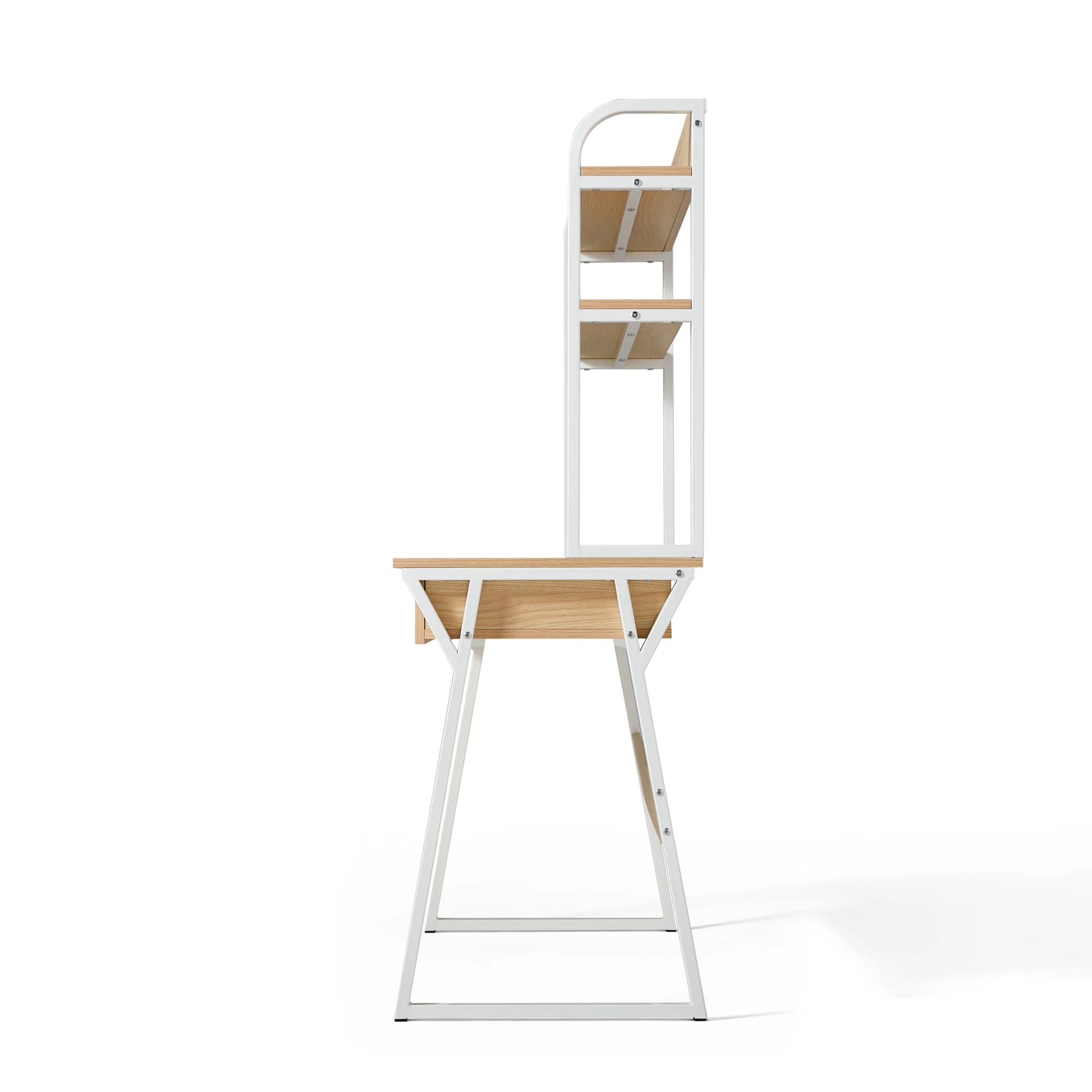 Linspire Axis Study Desk with 2 Drawers, 120cm, Natural Wood