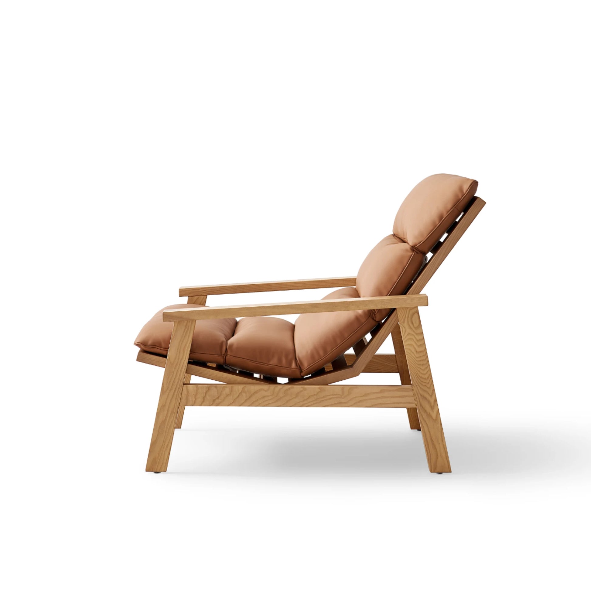 Linspire Bliss Solid Wood Armchair, Orange