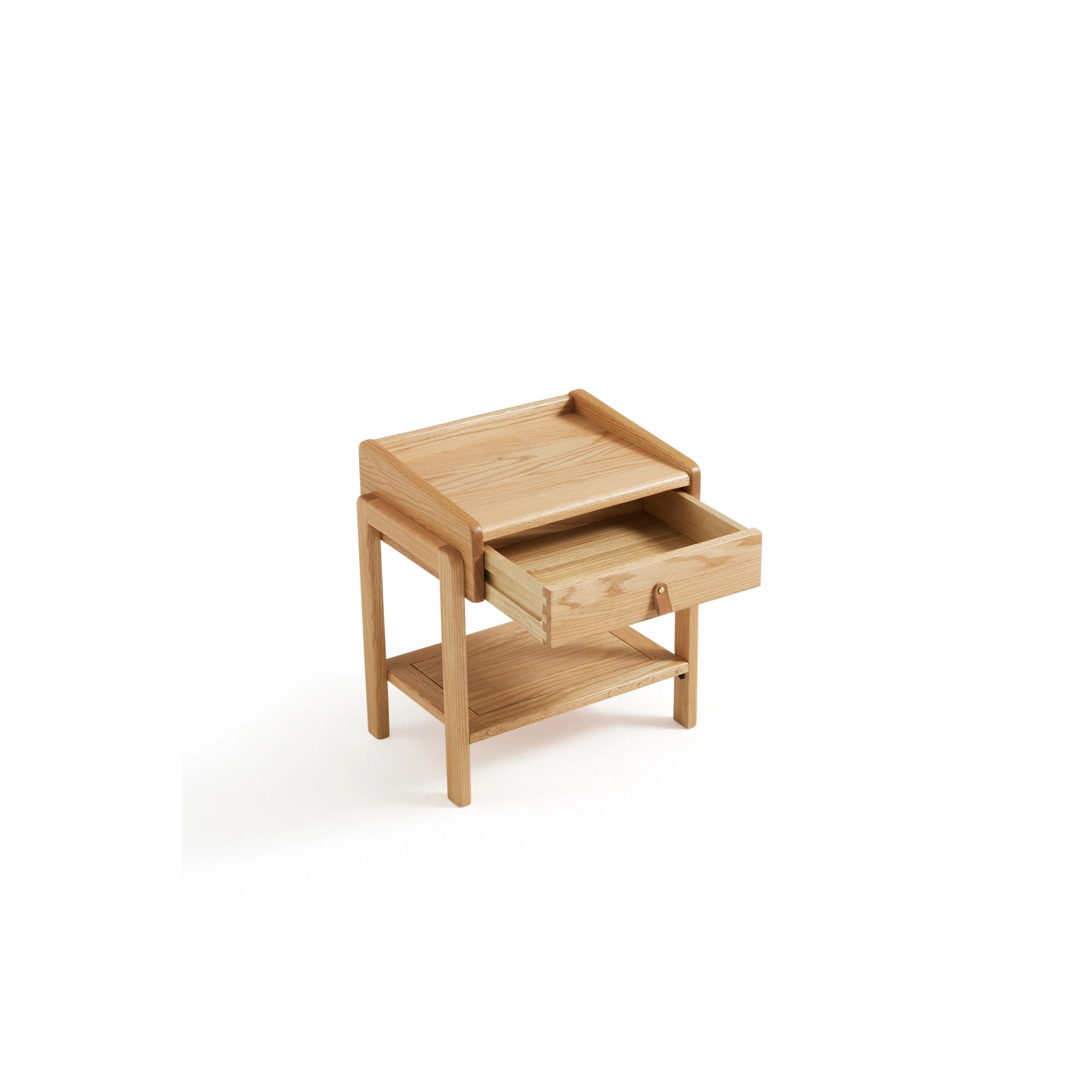 Linspire Flow Solid Wood Bedside Table