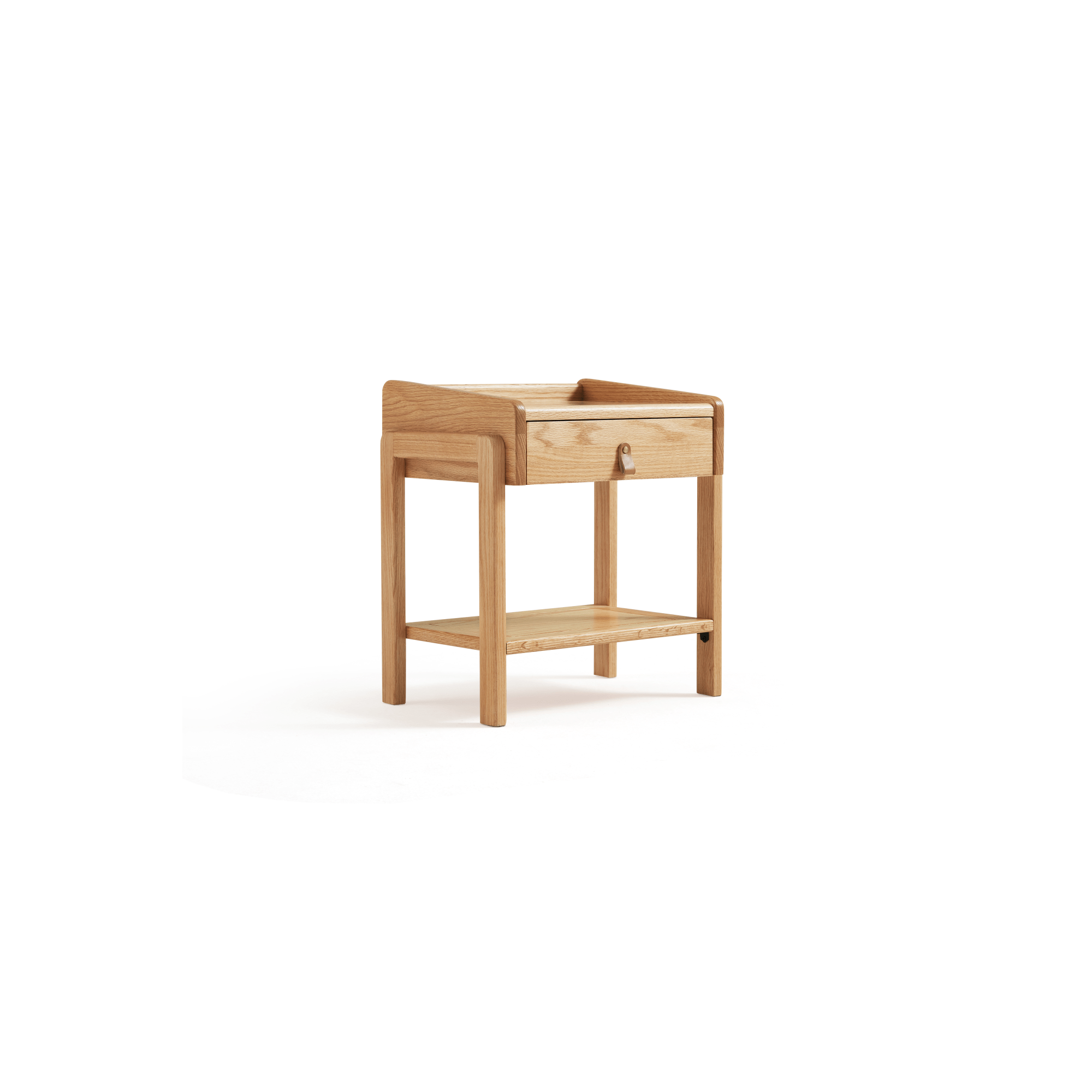 Linspire Flow Solid Wood Bedside Table