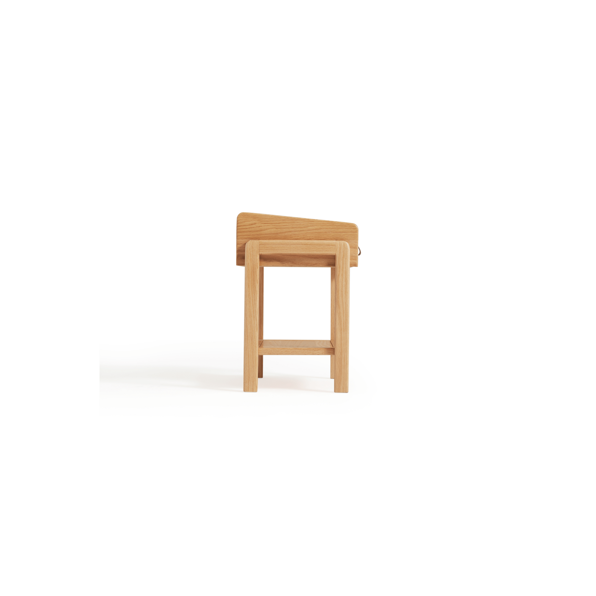 Linspire Flow Solid Wood Bedside Table