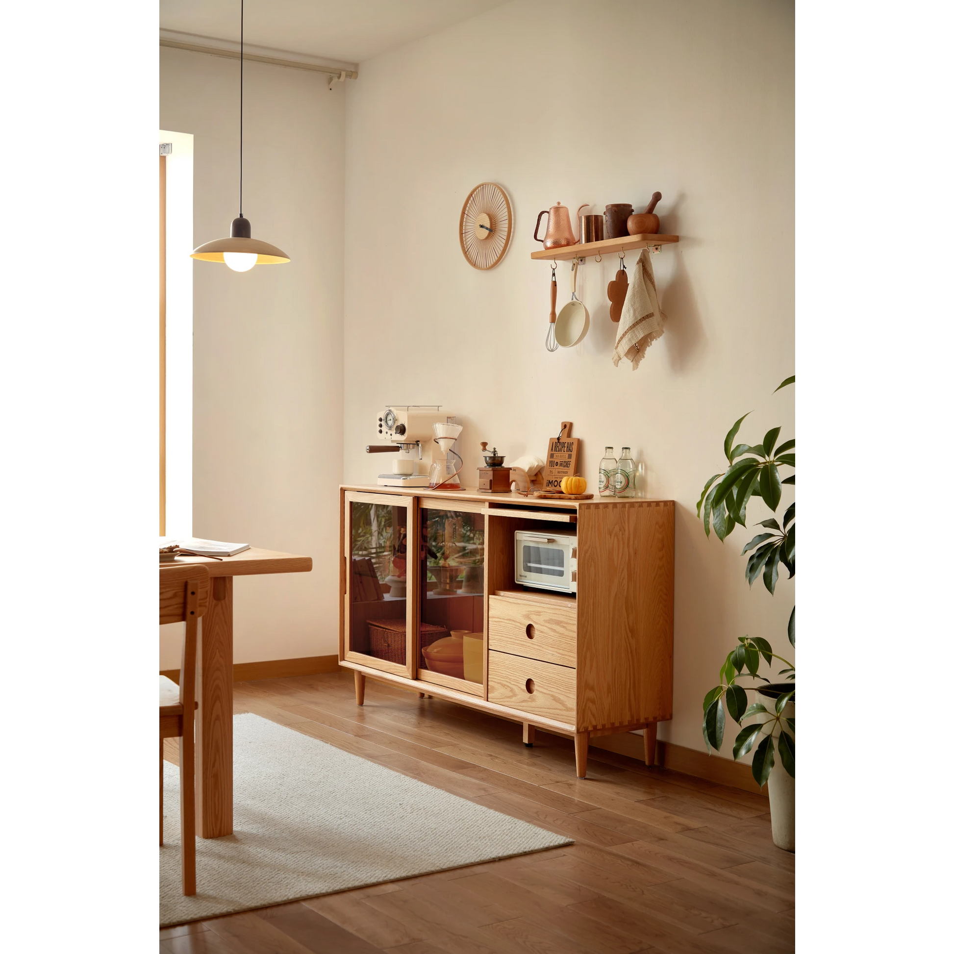 Linspire Flow Solid Wood Sideboard, 125cm