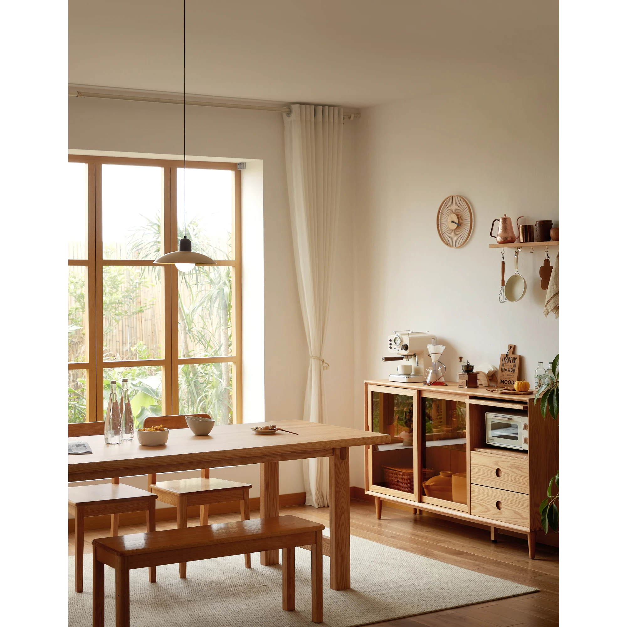 Linspire Flow Solid Wood Sideboard, 125cm