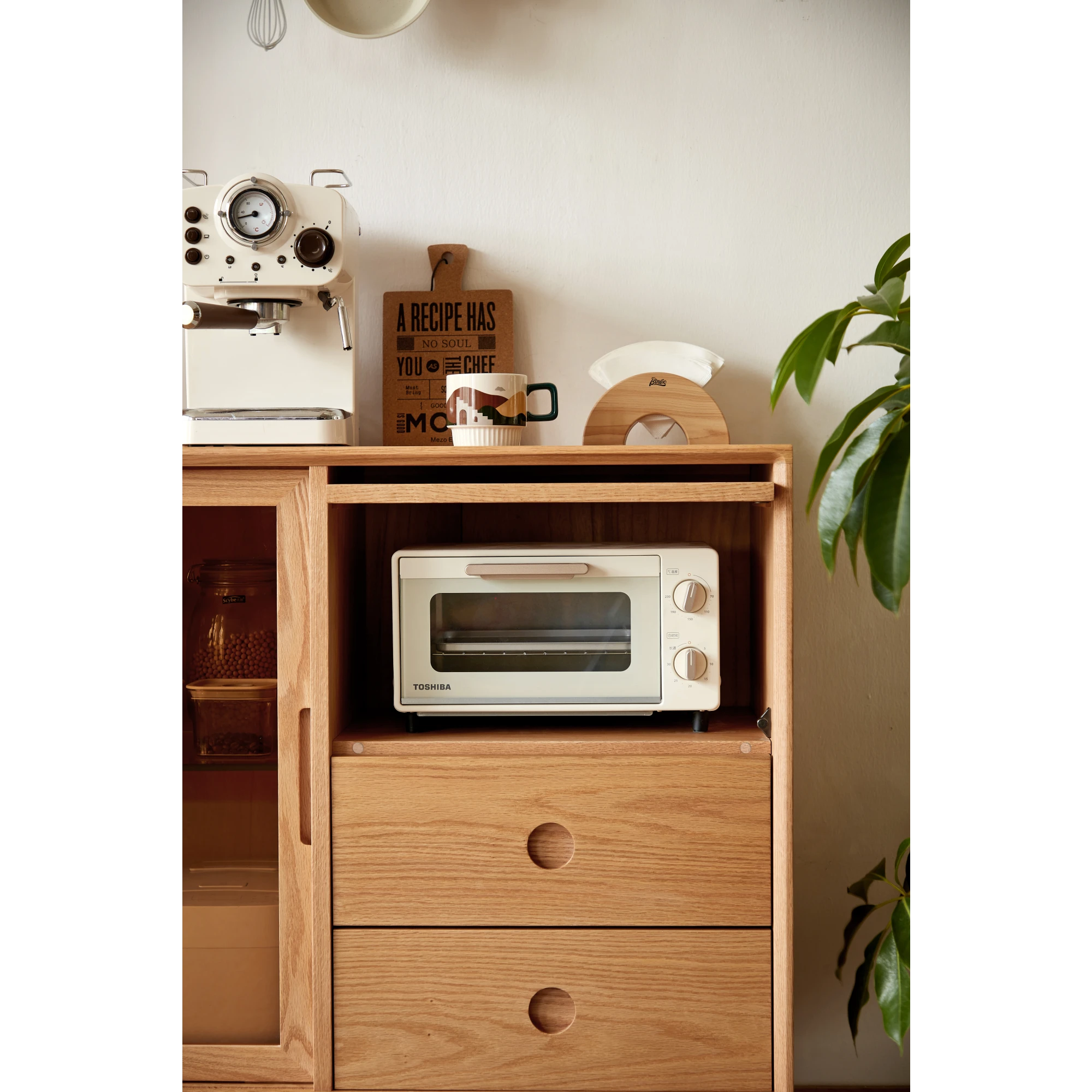 Linspire Flow Solid Wood Sideboard, 125cm