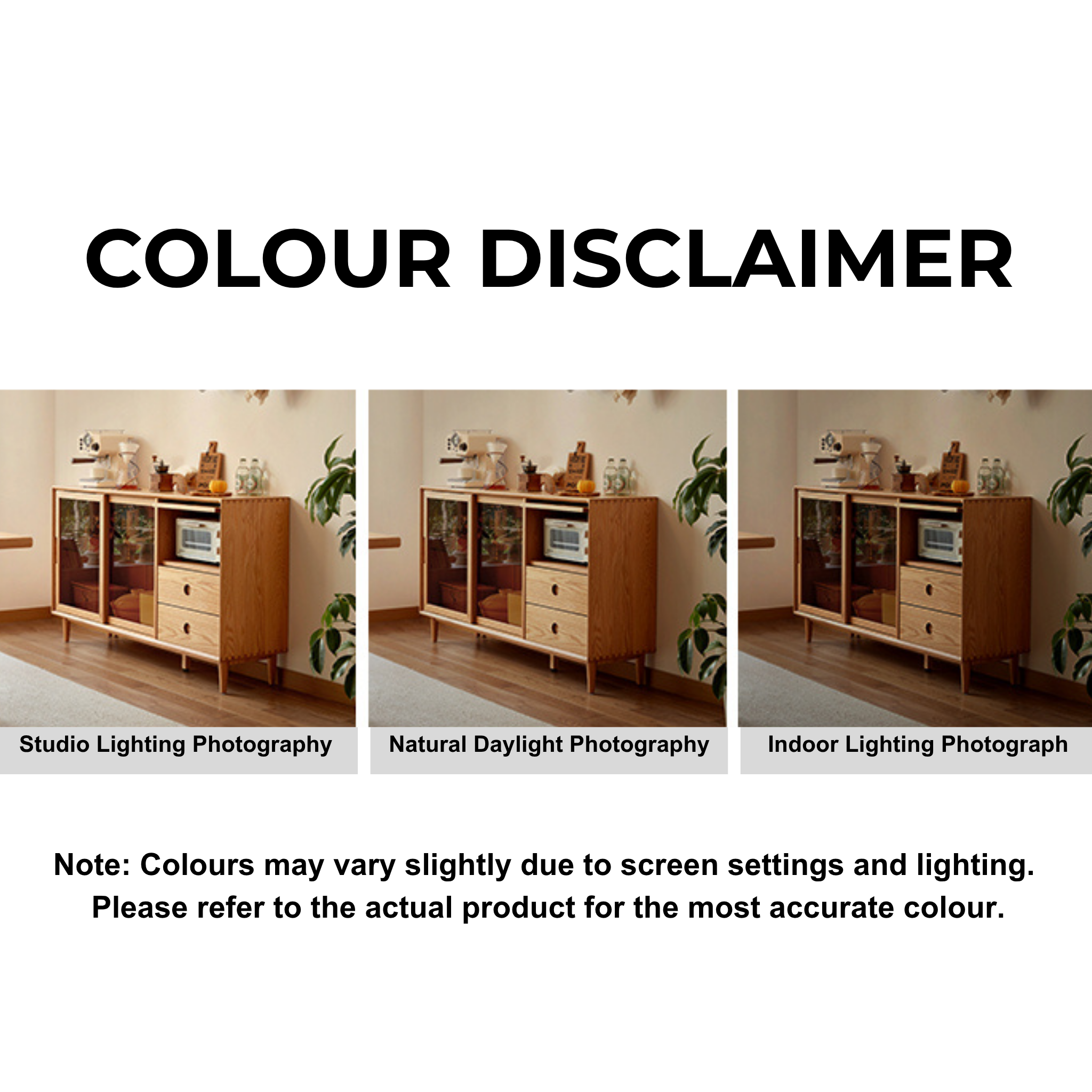 Linspire Flow Solid Wood Sideboard, W125cm
