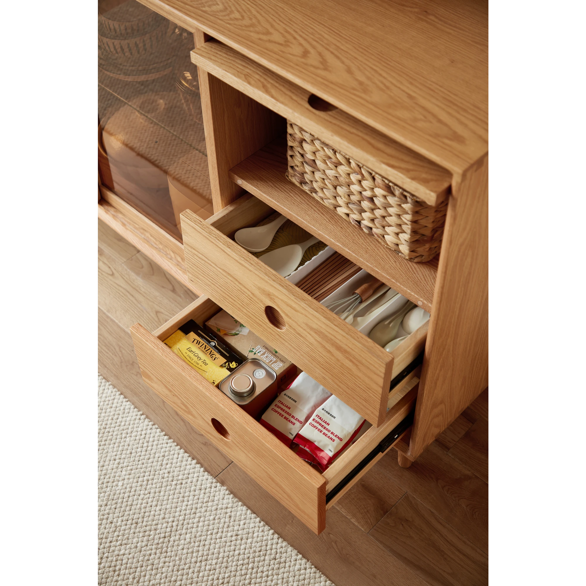 Linspire Flow Solid Wood Sideboard, 150cm