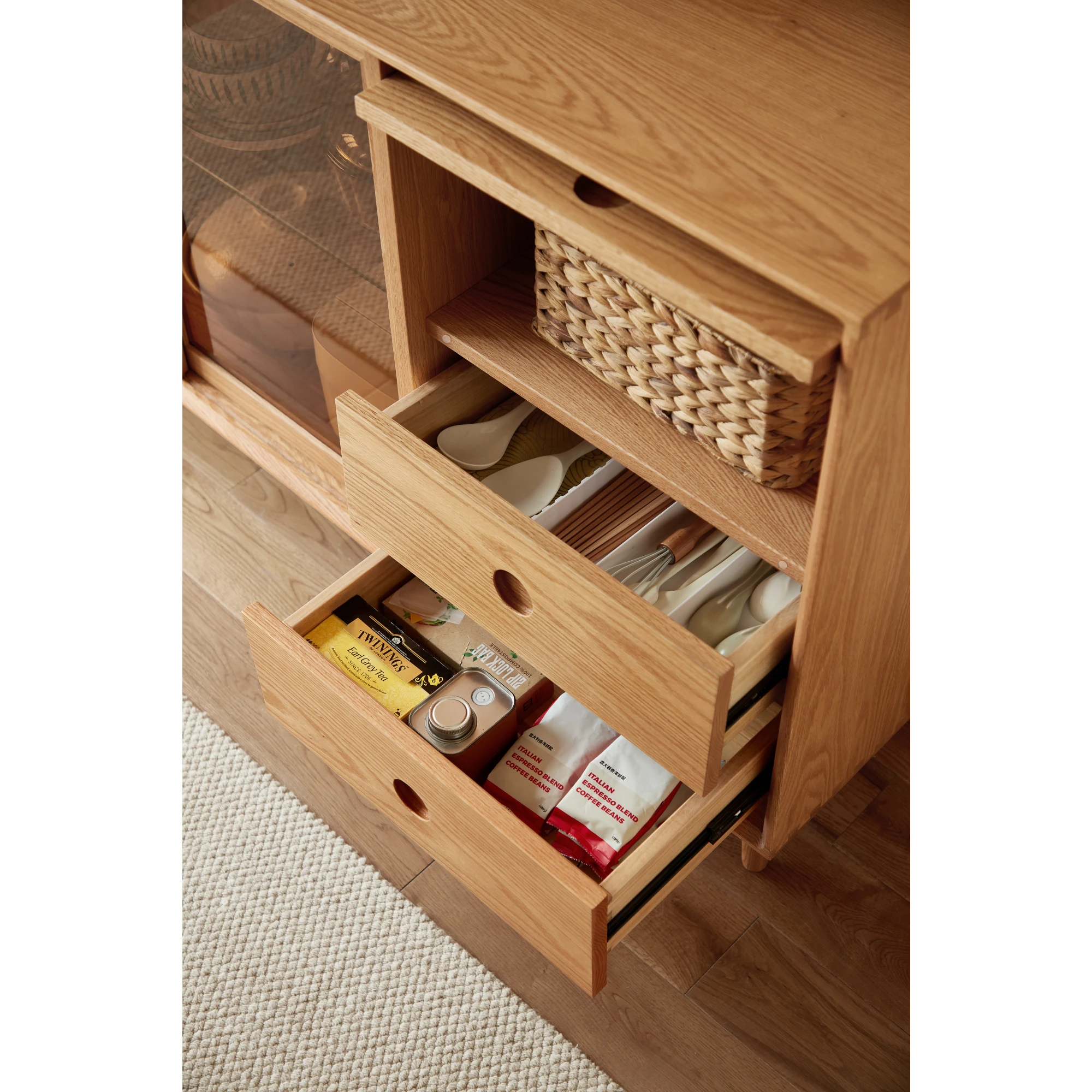 Linspire Flow Solid Wood Sideboard, 150cm