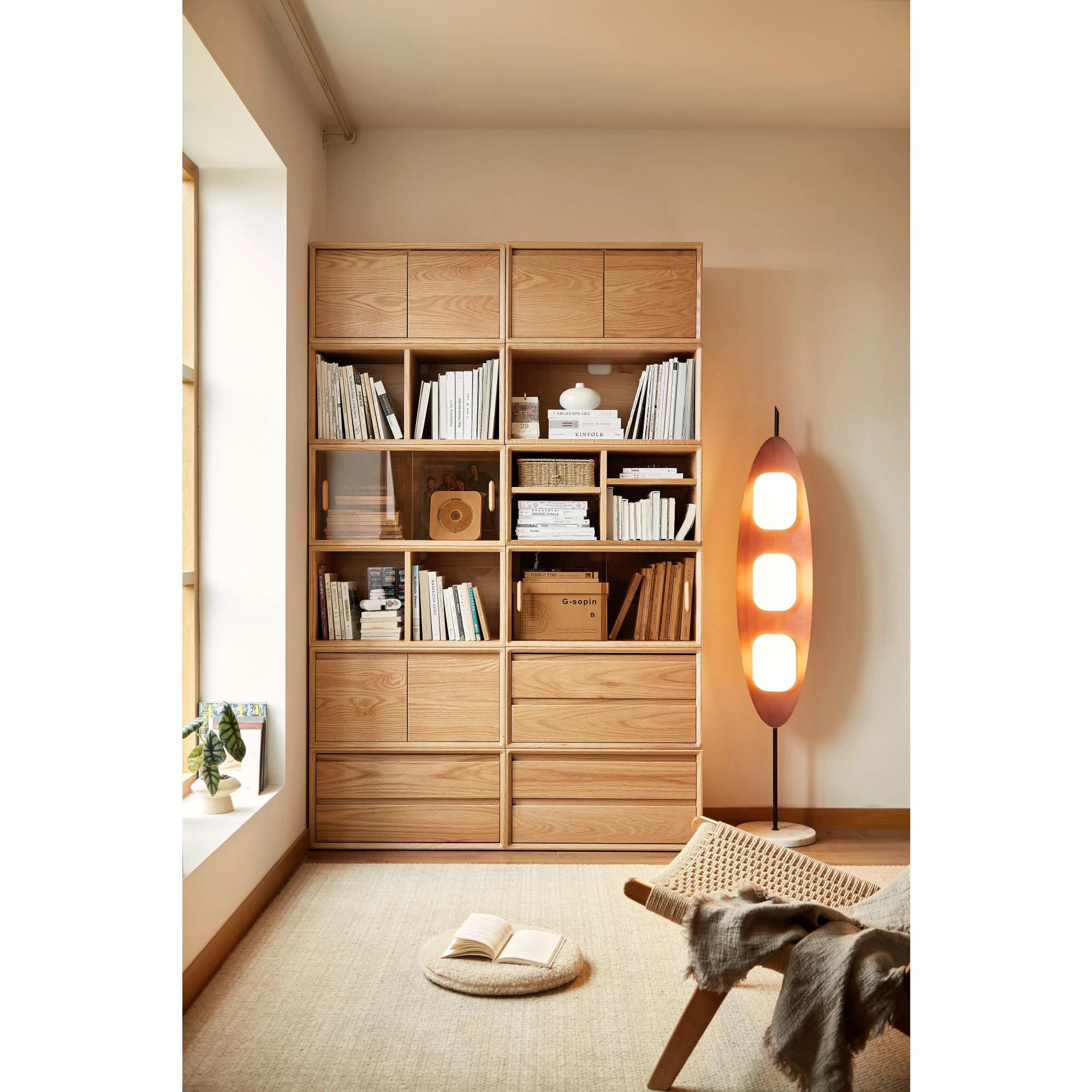 Linspire Lumis Solid Wood 2 Drawers Module