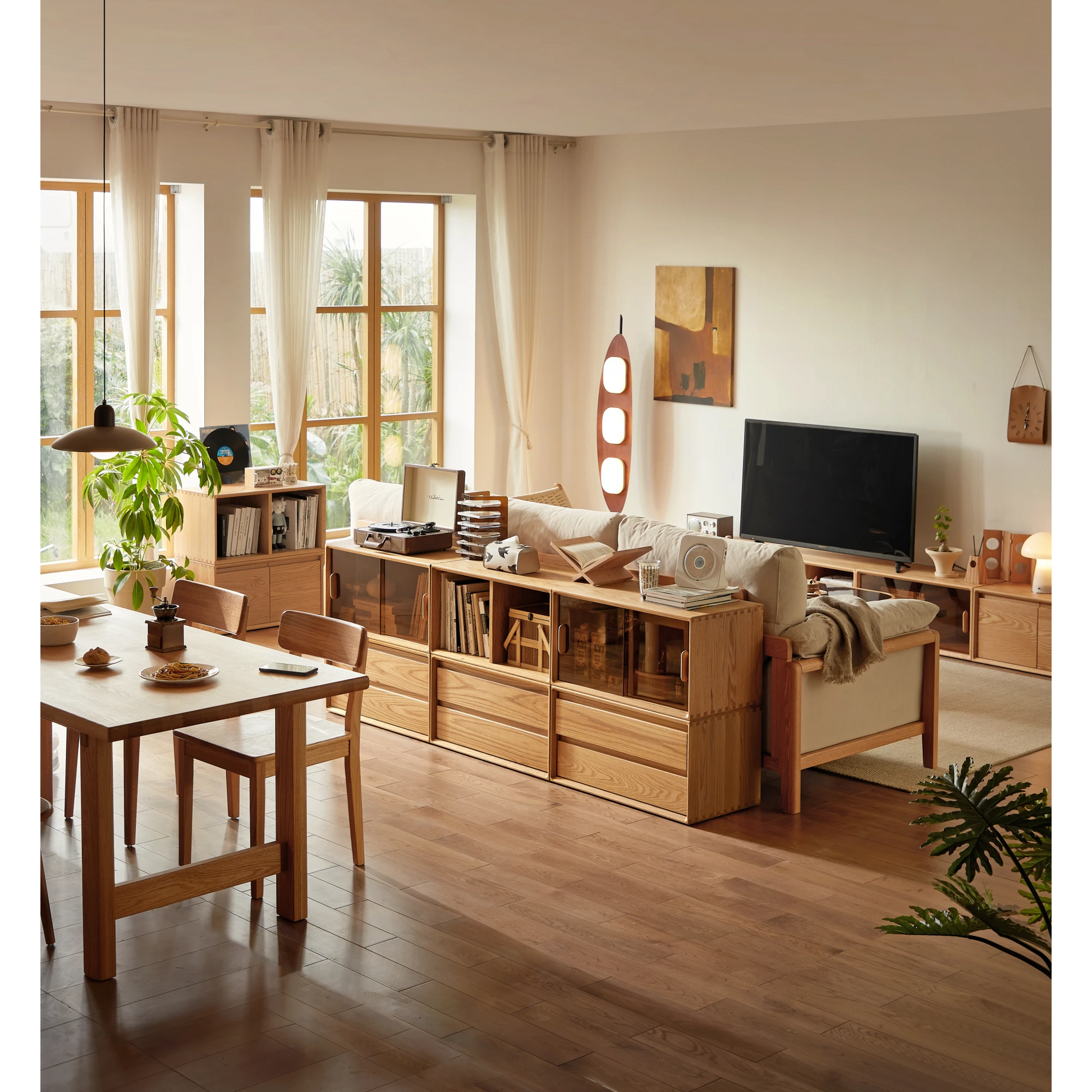 Linspire Lumis Solid Wood Display Module