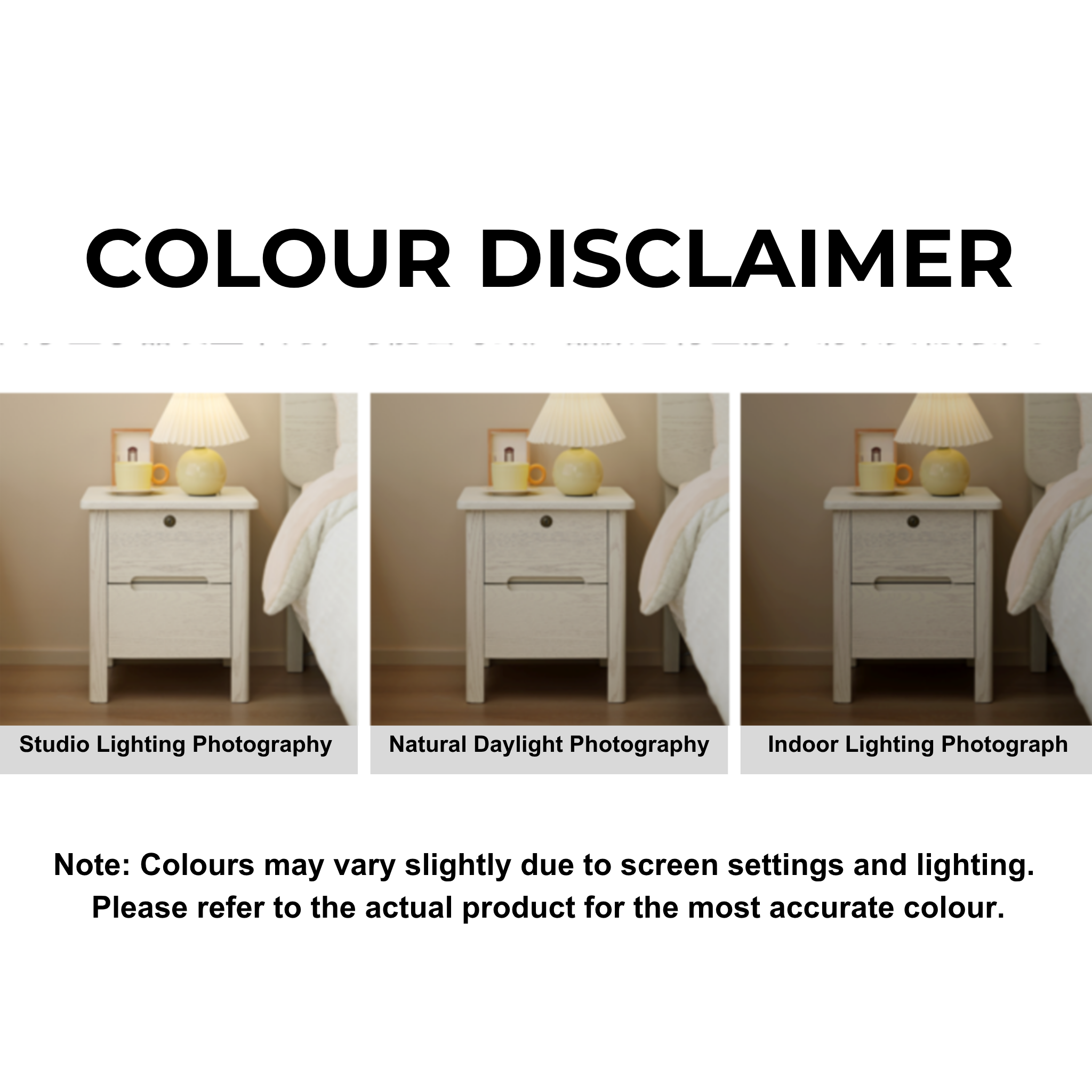Linspire Ventus Solid Wood Bedside Table, White