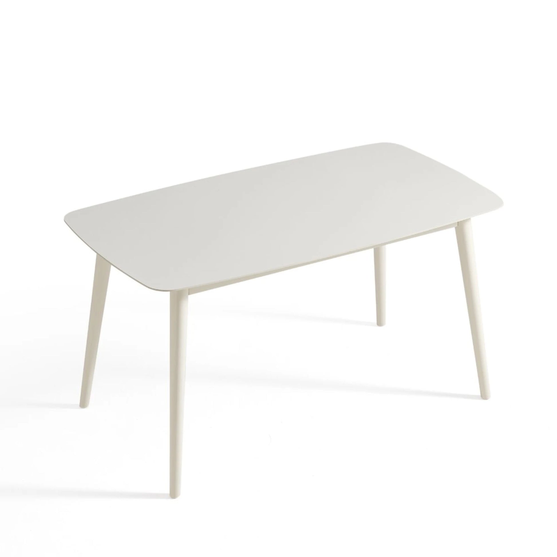 Linspire Ventus Dining Table With Sintered Marble Top, White