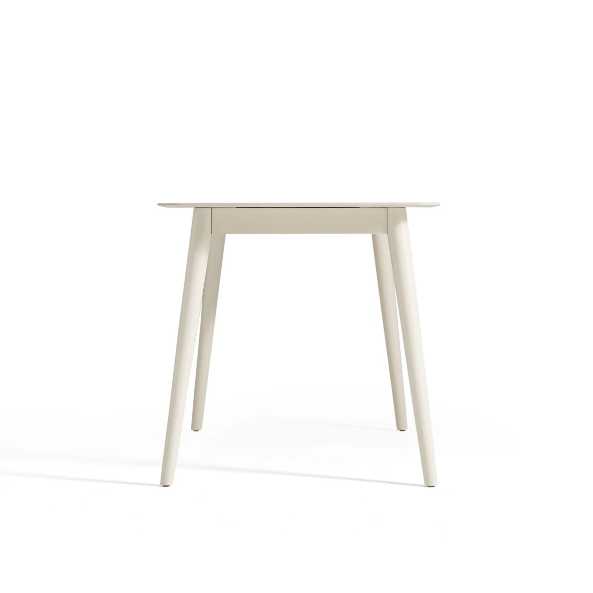 Linspire Ventus Dining Table With Sintered Marble Top, White