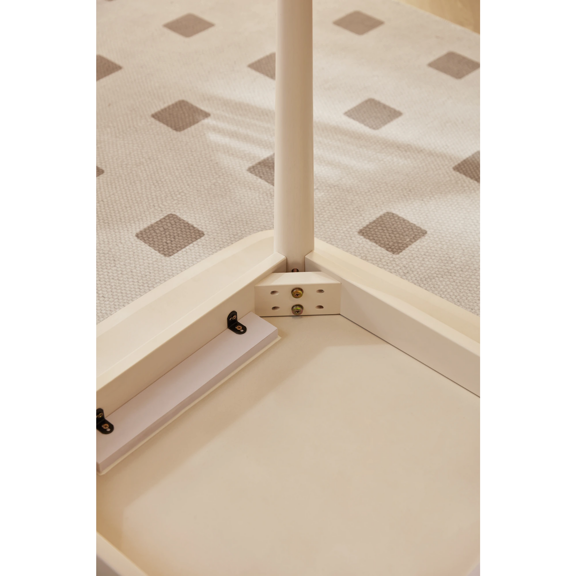 Linspire Ventus Dining Table With Sintered Marble Top, White