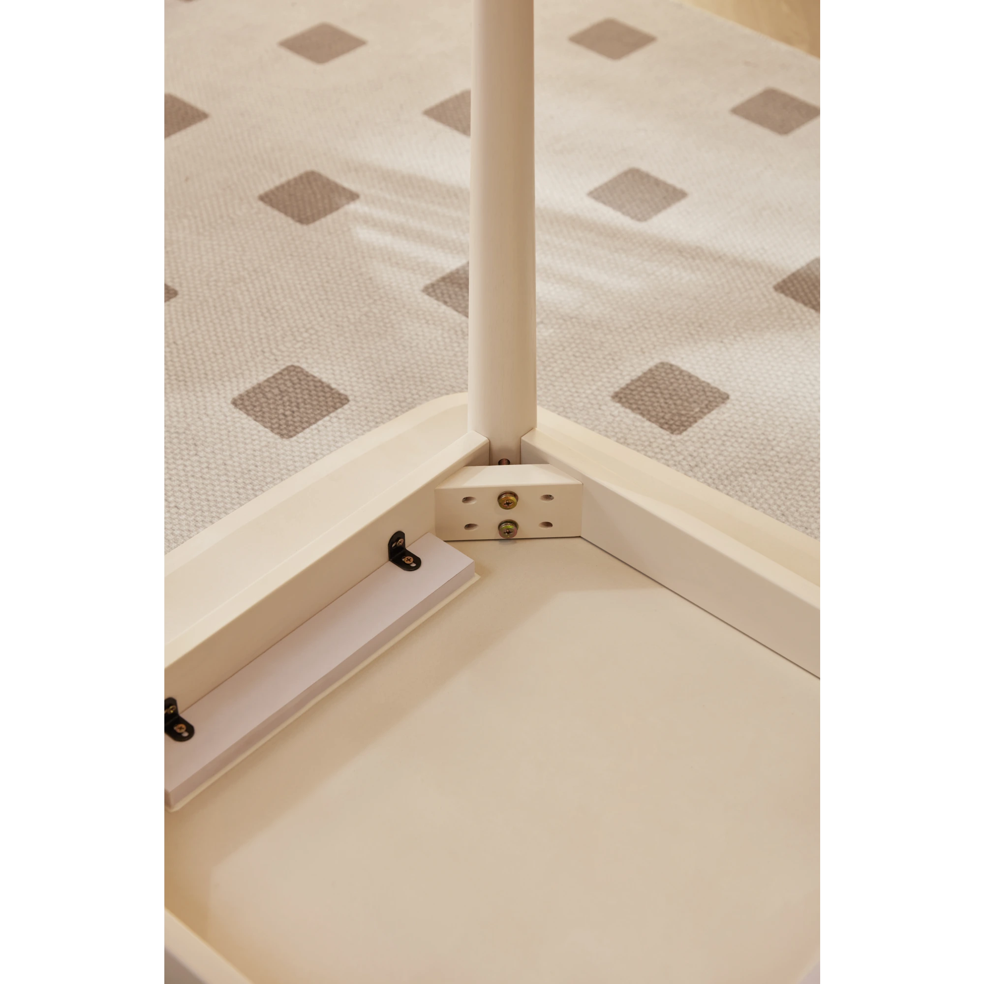 Linspire Ventus Dining Table With Sintered Marble Top, White