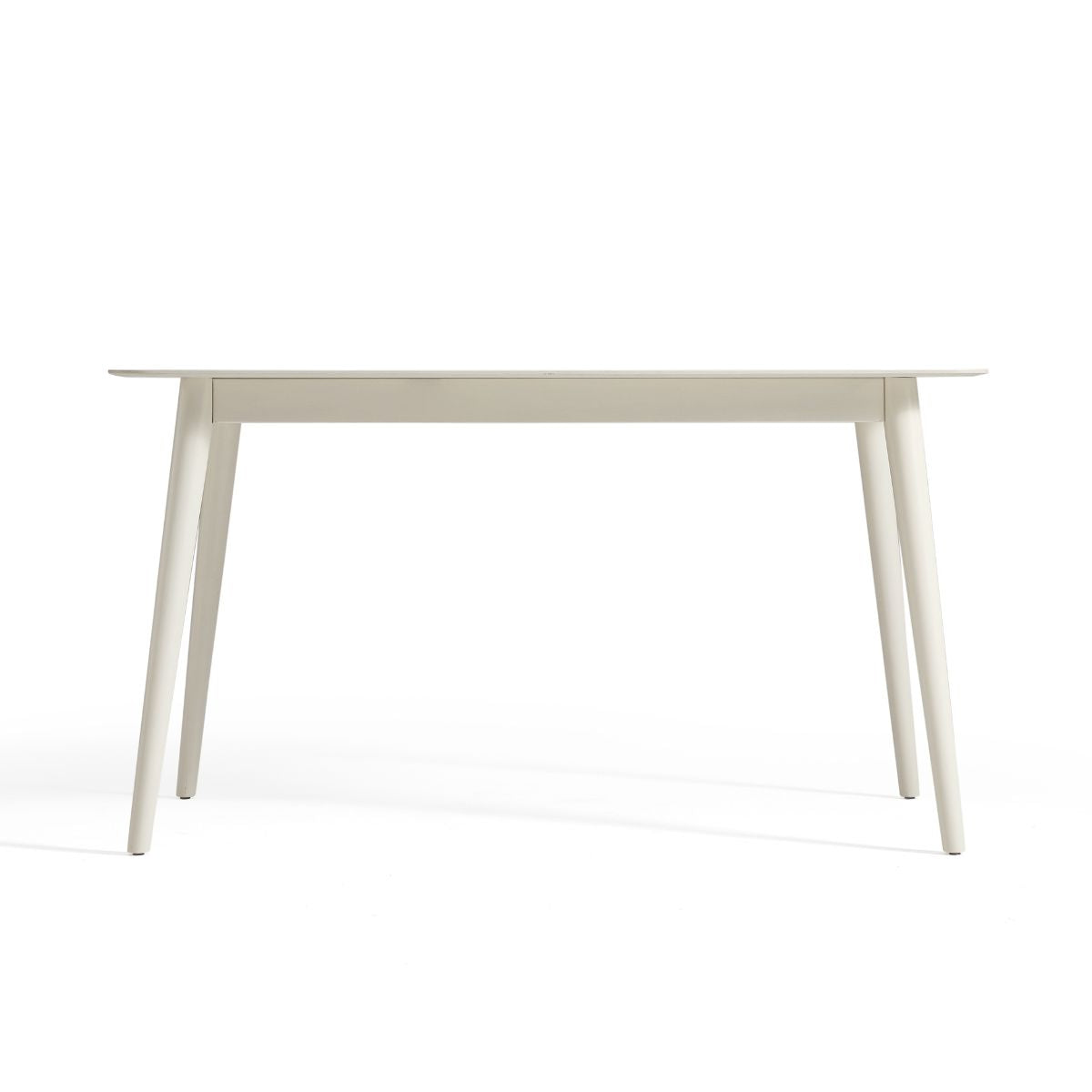 Linspire Ventus Dining Table With Sintered Marble Top, White