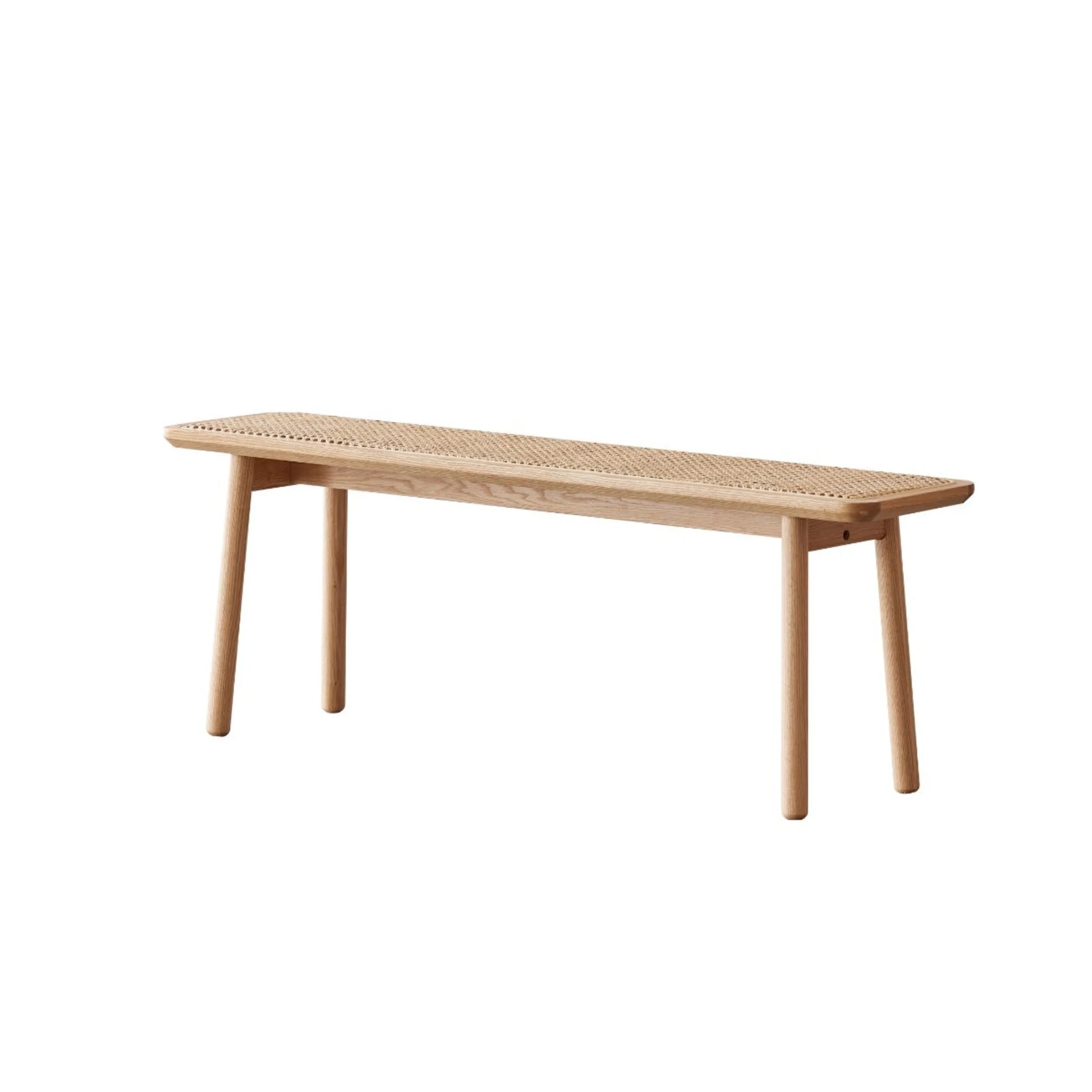 Solidwood Fuji Rattan Bench, 80cm