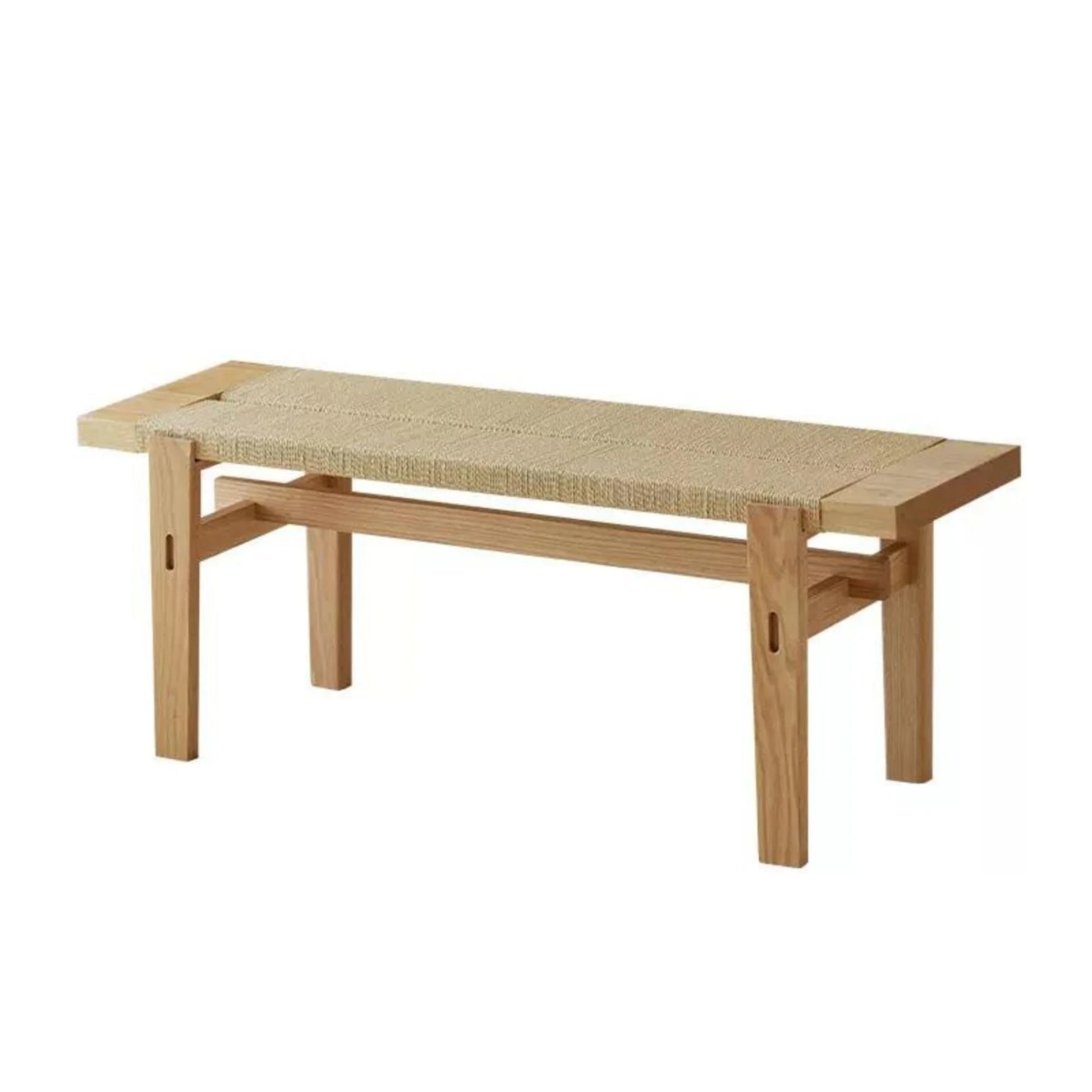 Solidwood Amber Rope Bench, 120cm