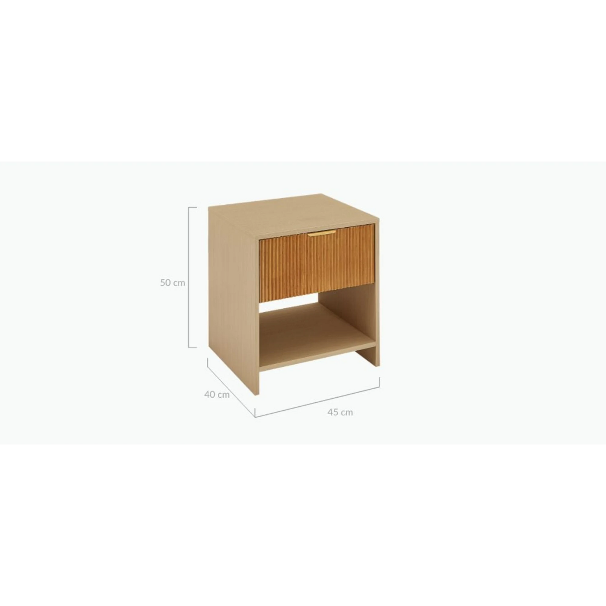 Lifely Miles Bedside Table