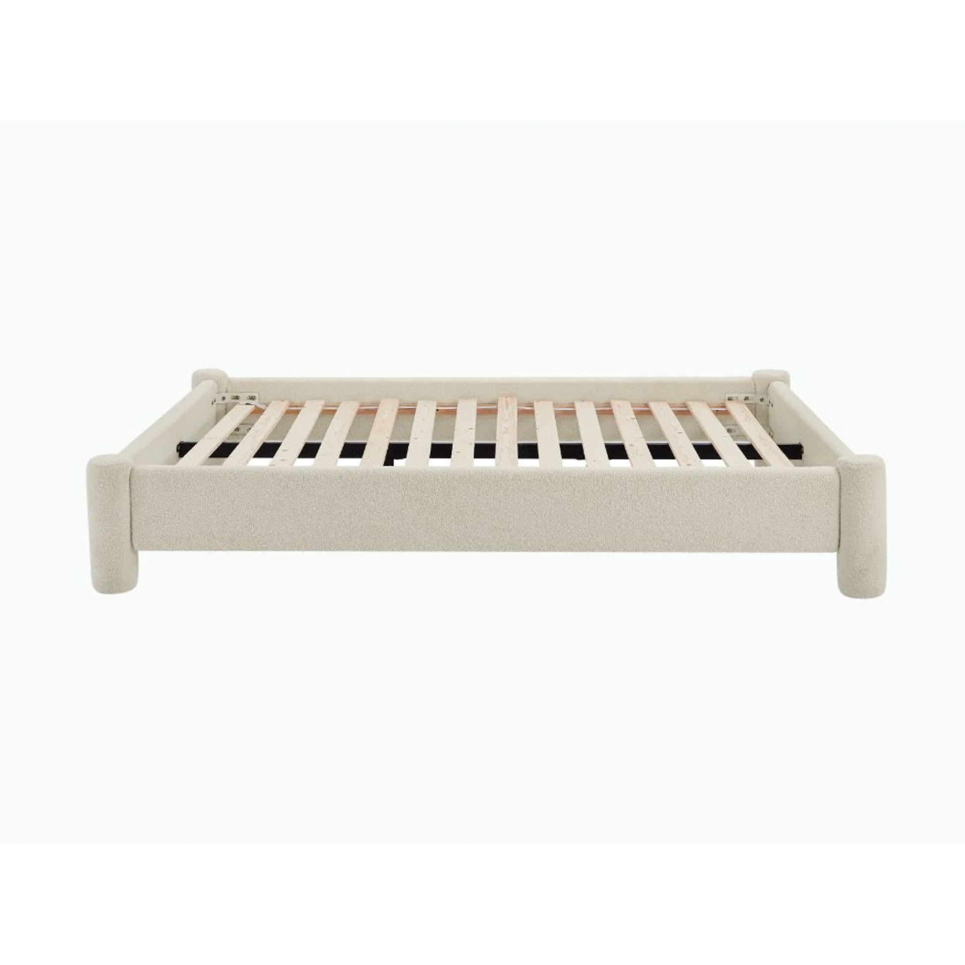 Lifely Zach Boucle Bed Base, Off-White