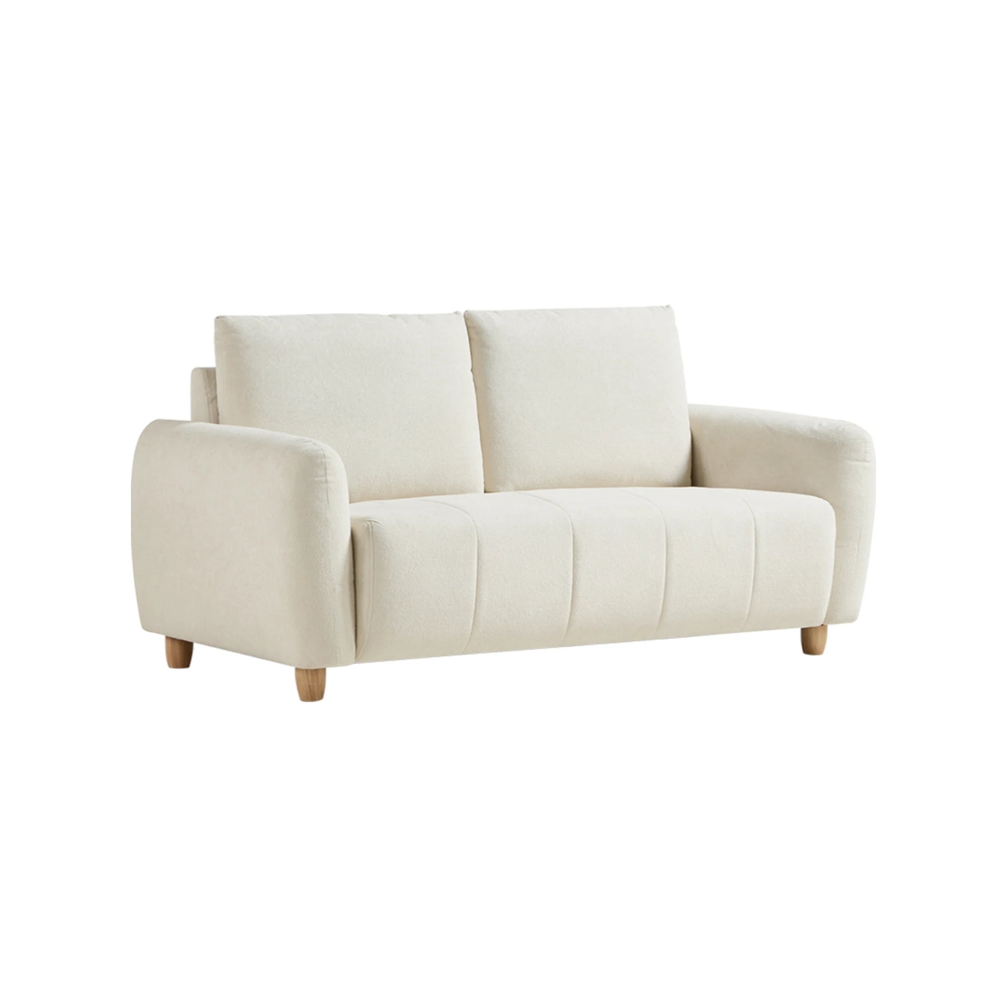 Linspire Aero 2-Seater Boucle Sofa, Off-White