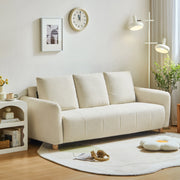 Linspire Aero 3-Seater Boucle Sofa, Off-White