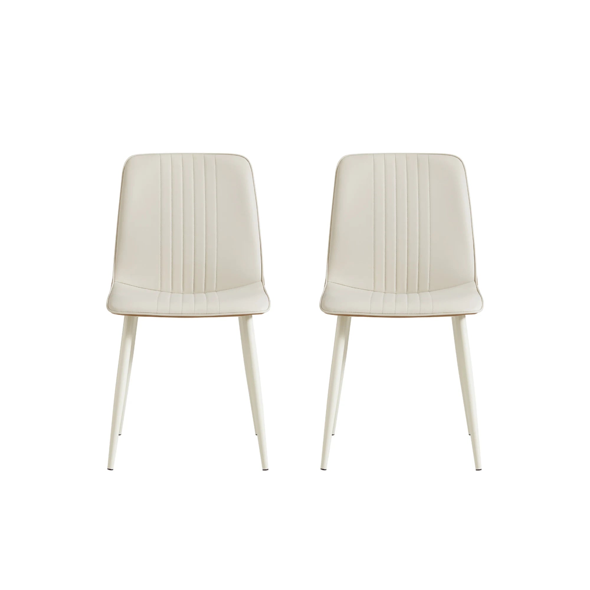 Linspire Bloom Leather Dining Chairs, Set of 2