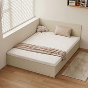 Linspire Lattice Bed Frame With Drawers, Light Grey