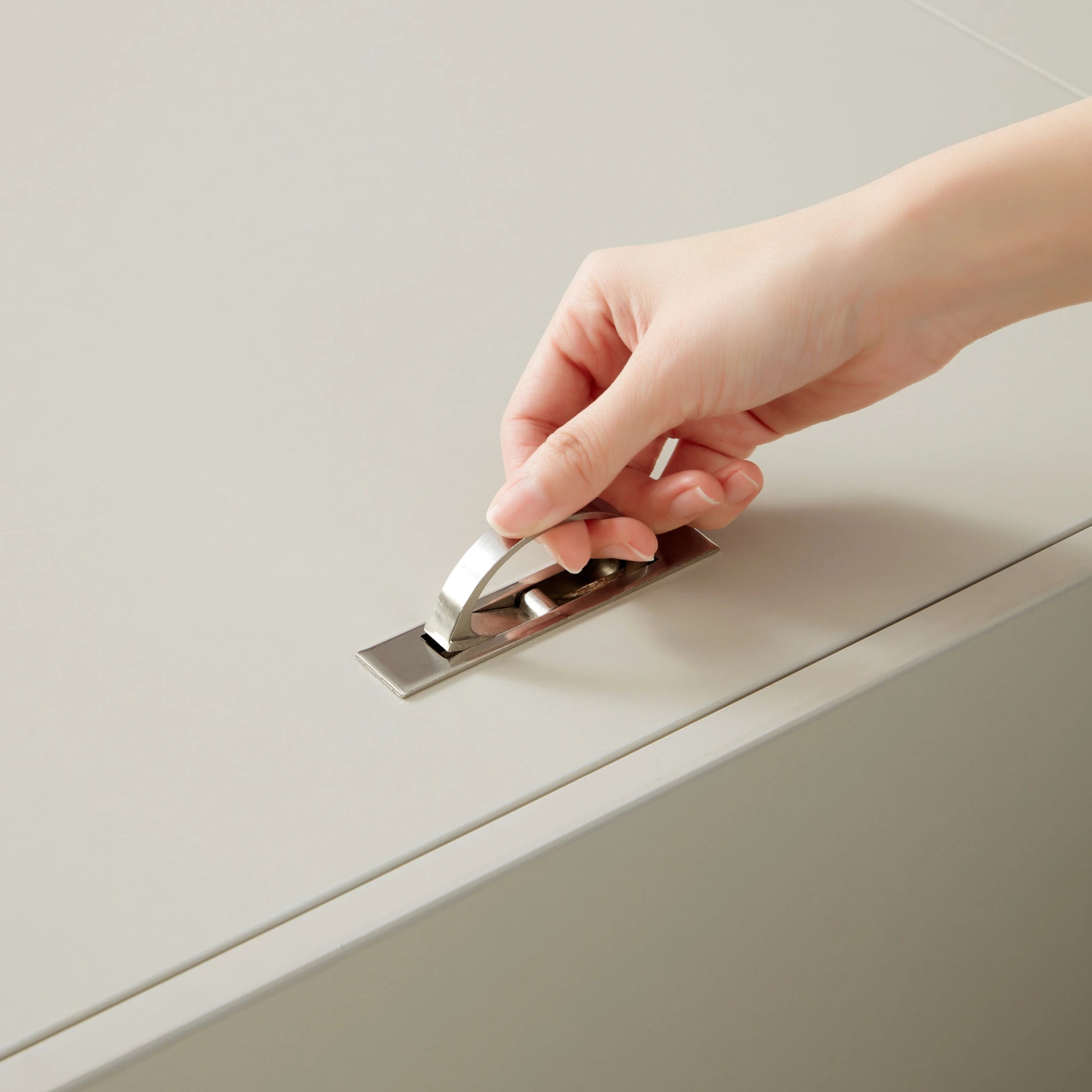 Linspire Lattice Bed Frame With Drawers, Light Grey