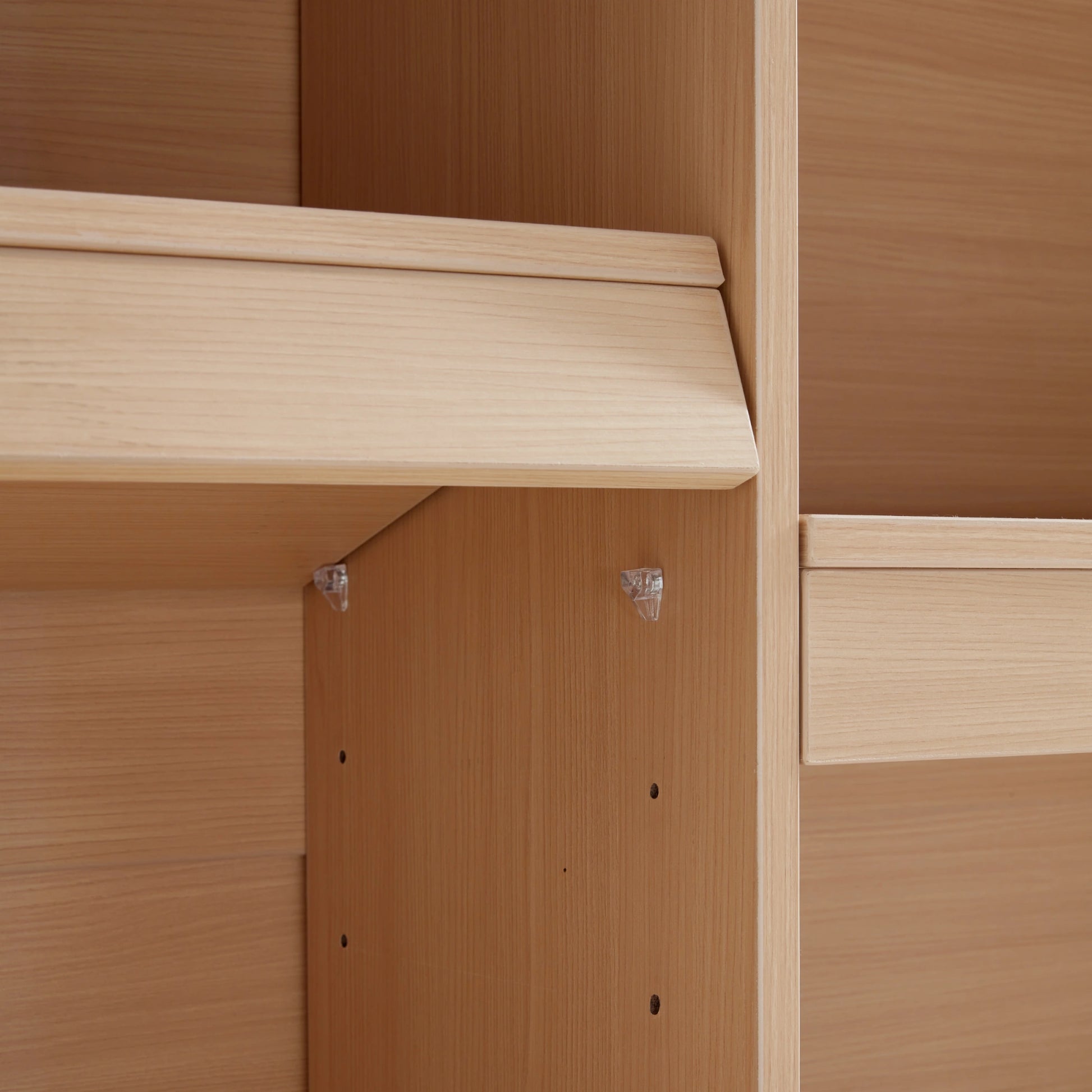 Linspire Lattice Storage Cabinet, Natural Wood