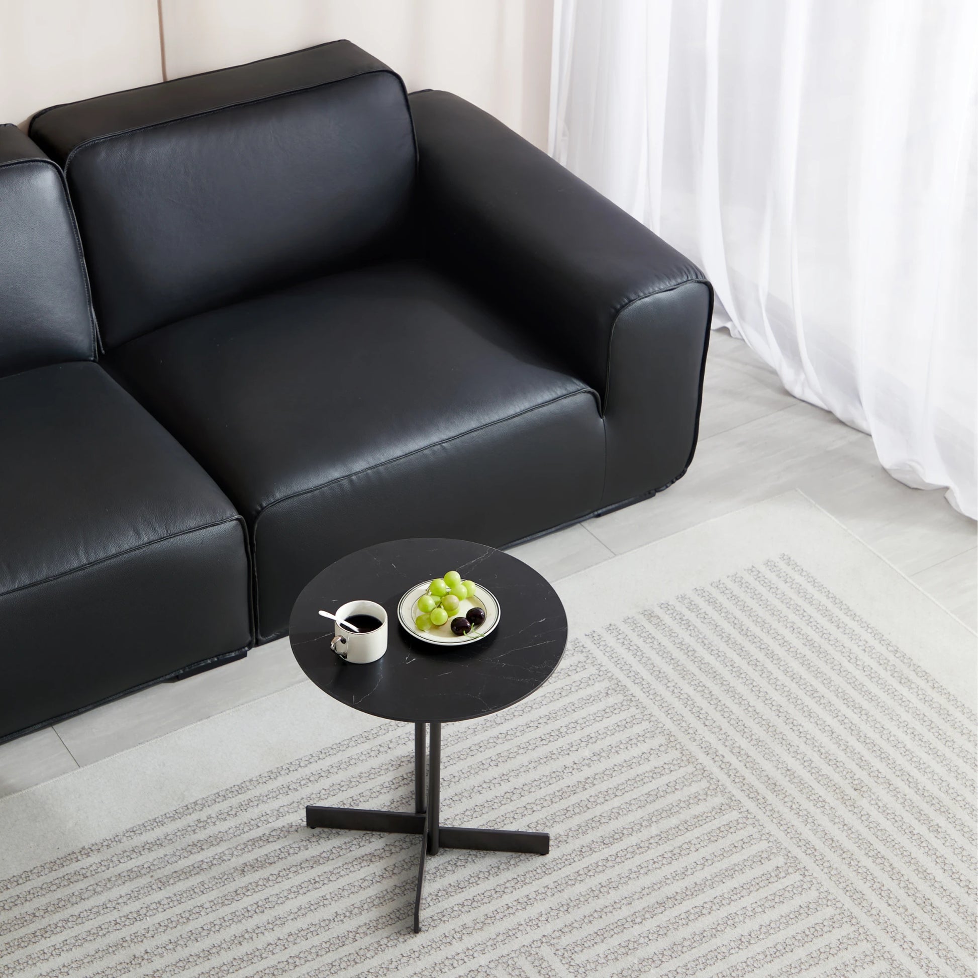 Linspire Moti Sintered Stone Top Side Table