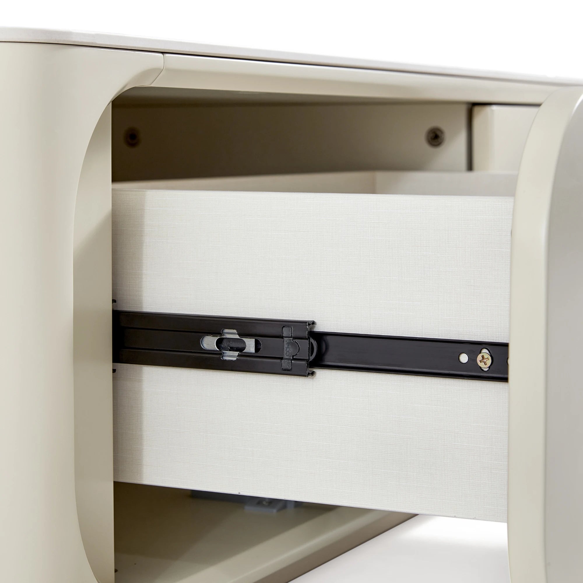 Linspire Glimmer Adjustable Sintered Stone Table Top Entertainment Unit