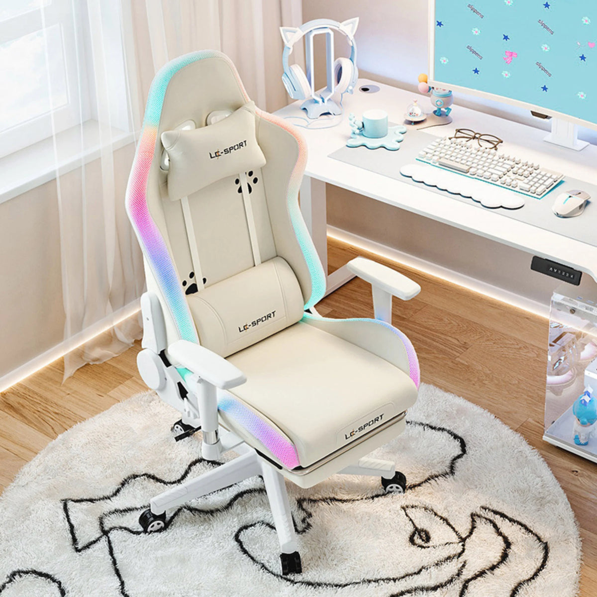 Linisphir Linspire Rhapsody Gaming Chair with LED RGB Light Strip – Urban Sales