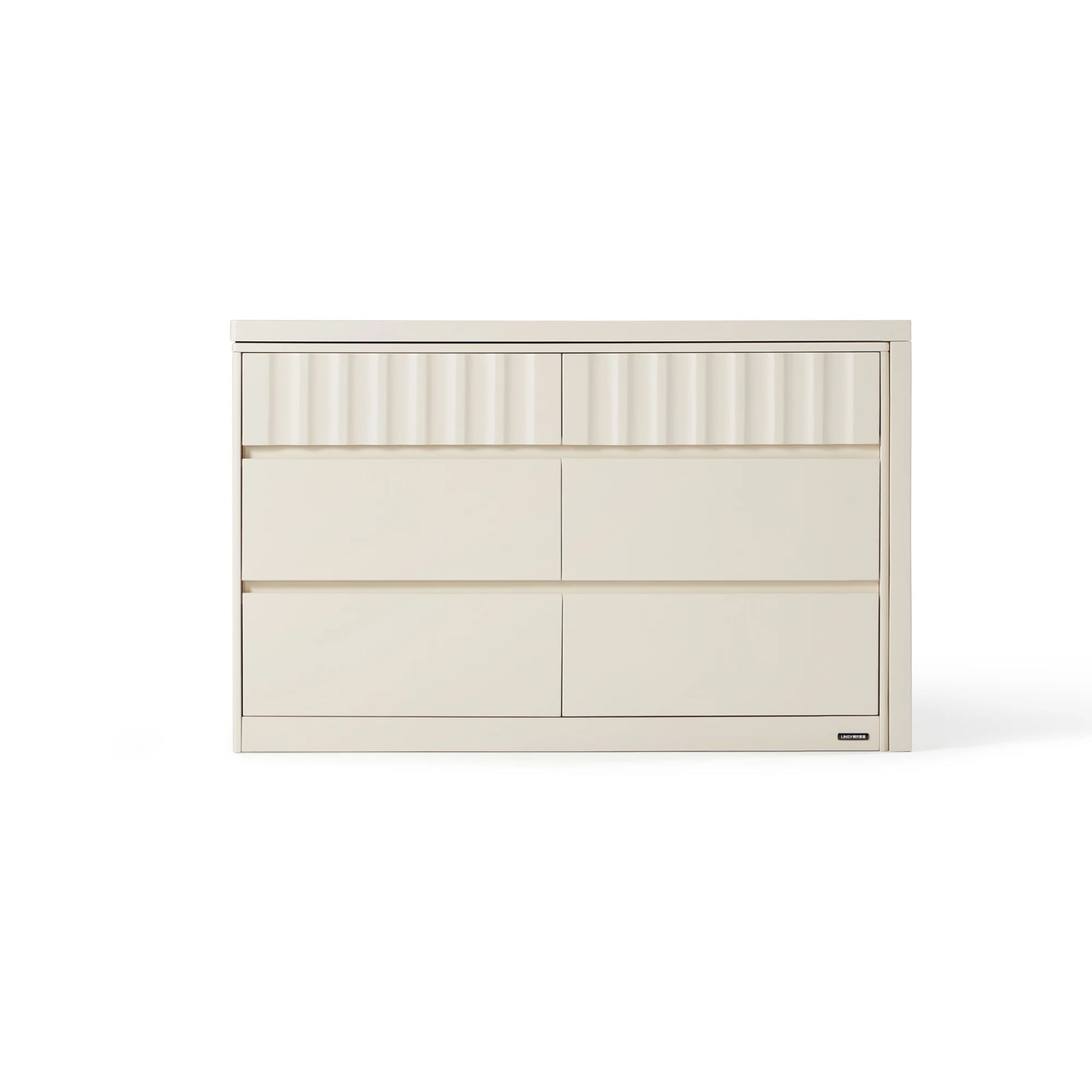 Linspire Whisper Adjustable Dressing Table with Chest of 6 Drawers