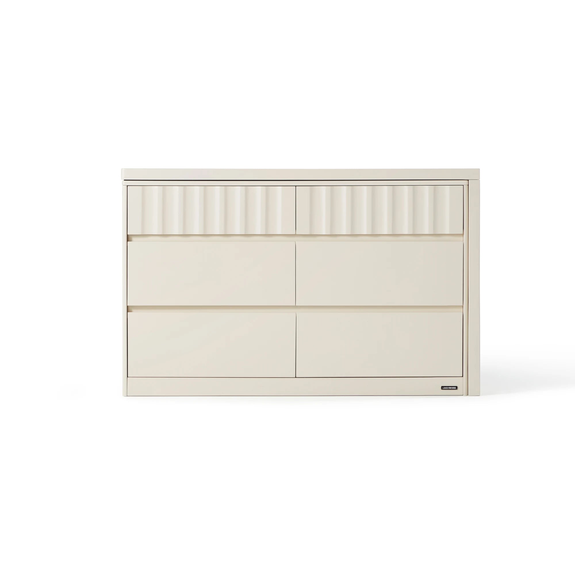 Linspire Whisper Adjustable Dressing Table with Chest of 6 Drawers