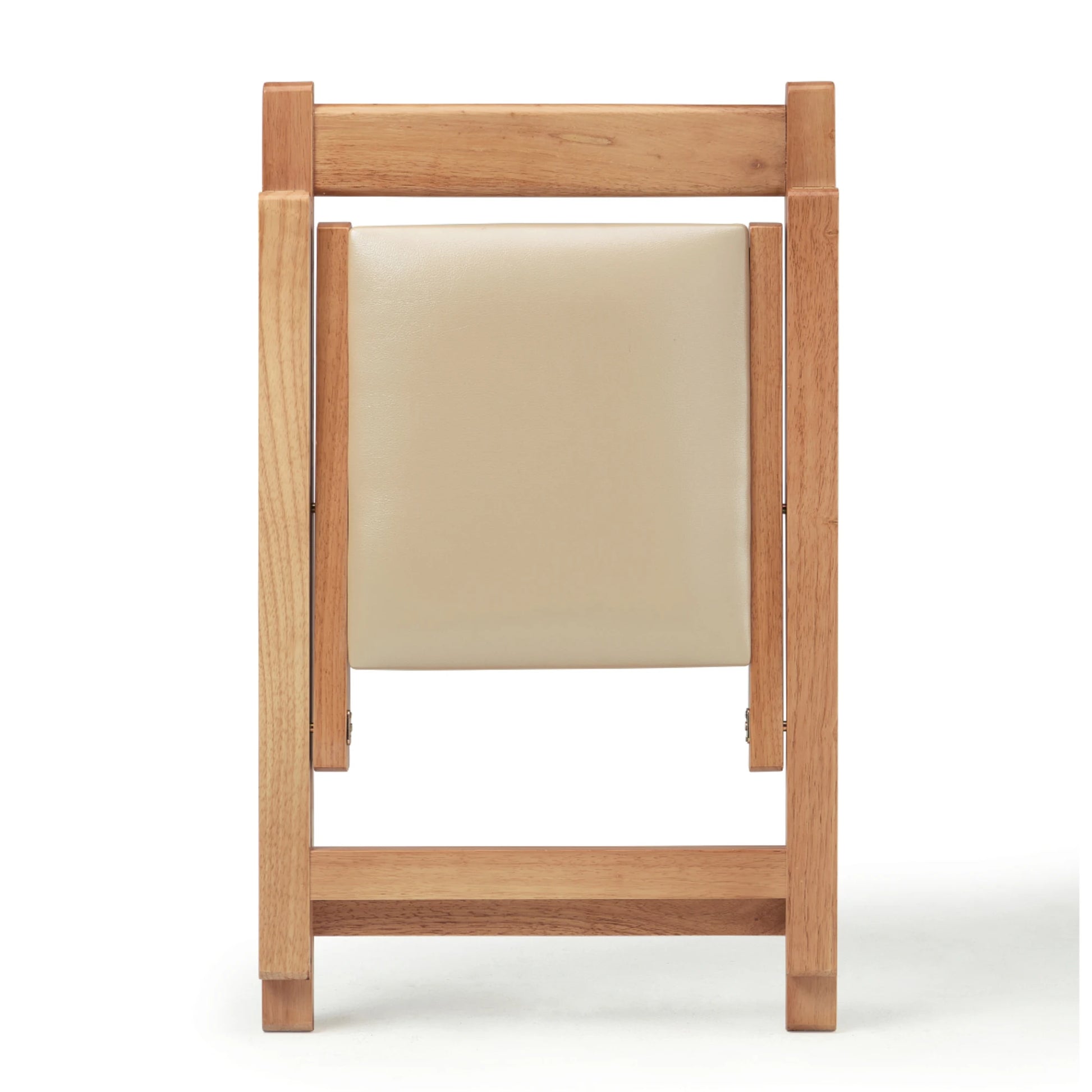 Linspire Yumi Solid Wood Foldable Dining Chair, Natural Wood, Set of 2