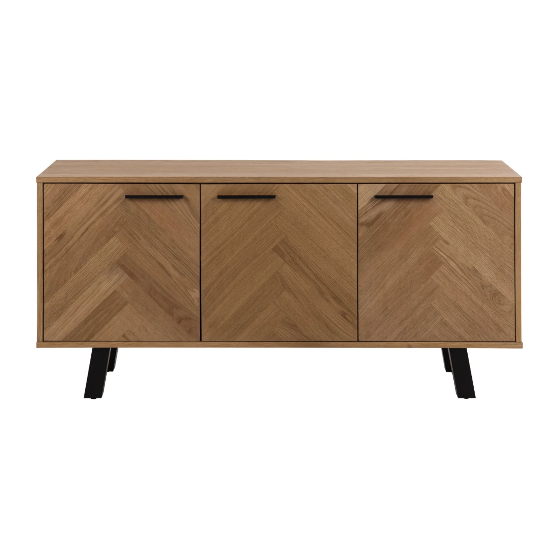 Hjem Design Brighton Sideboard, Natural Wood